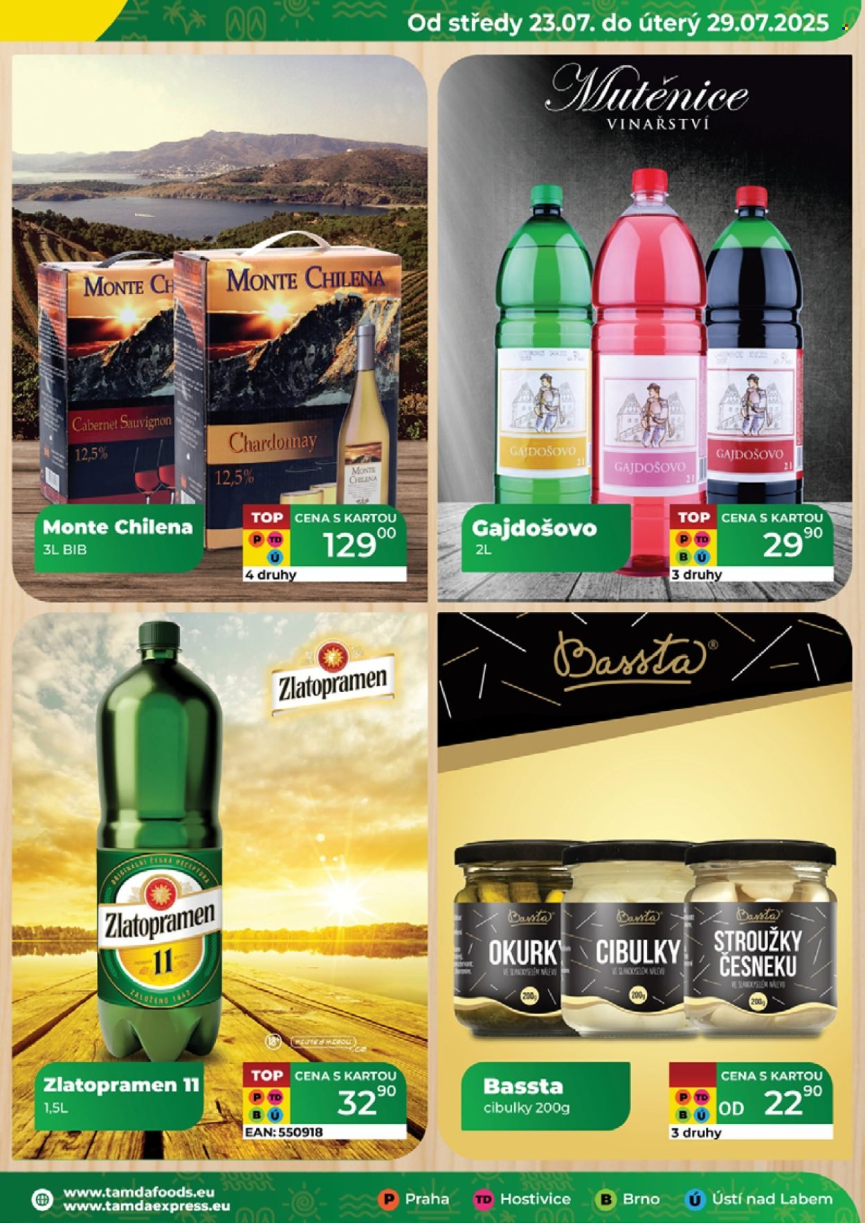 TAMDA FOODS leták - Od středy 23.7.2025 (2025-07-23 - 2025-07-29)