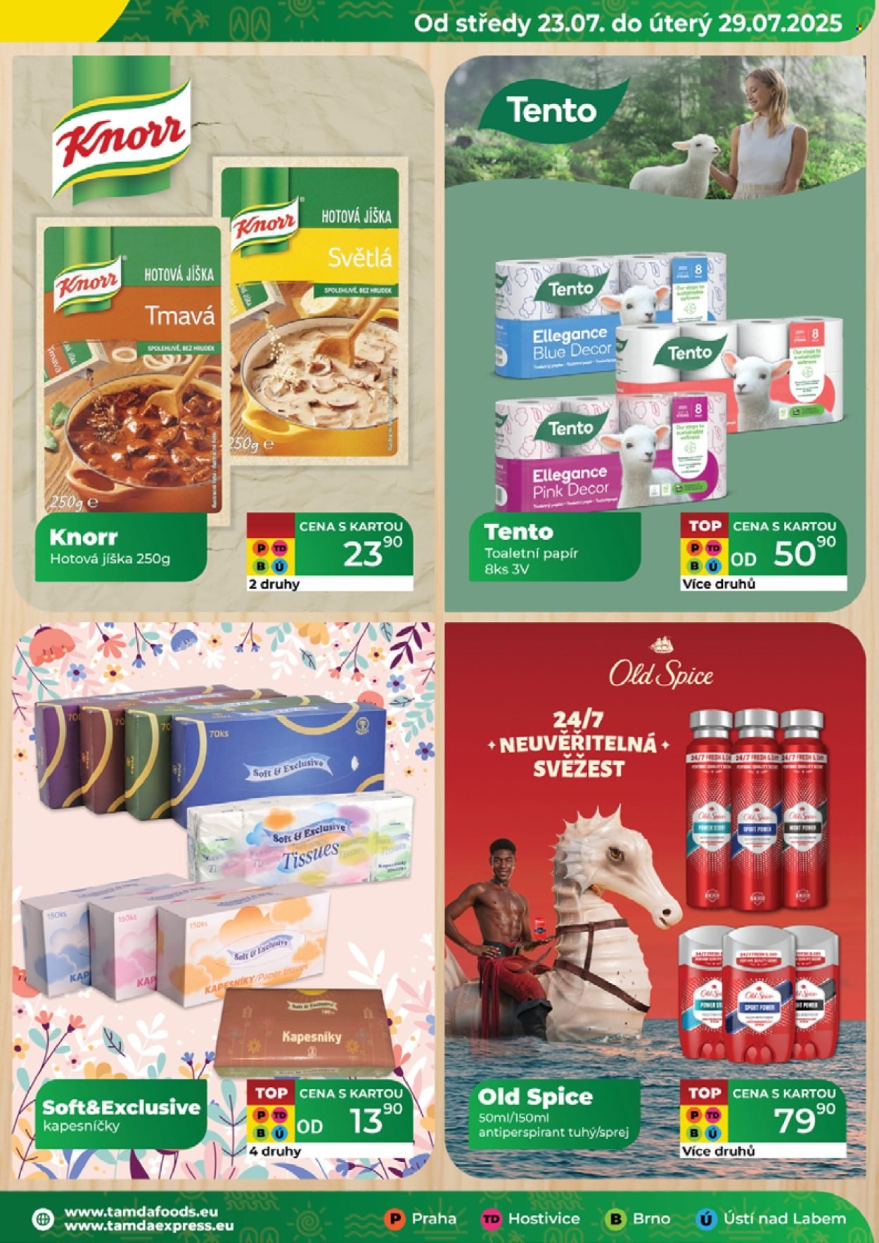 TAMDA FOODS leták - Od středy 23.7.2025 (2025-07-23 - 2025-07-29)