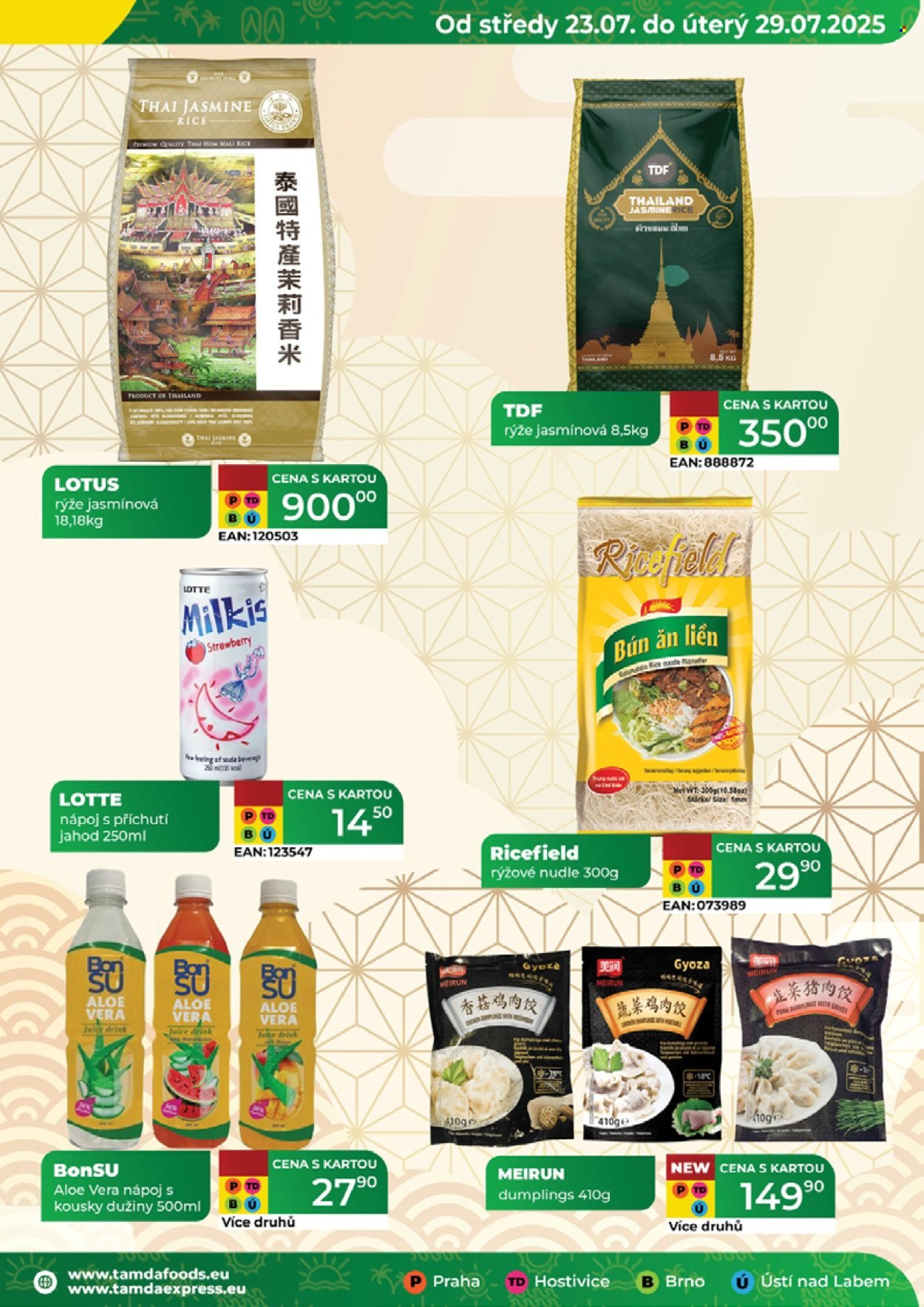 TAMDA FOODS leták - Od středy 23.7.2025 (2025-07-23 - 2025-07-29)