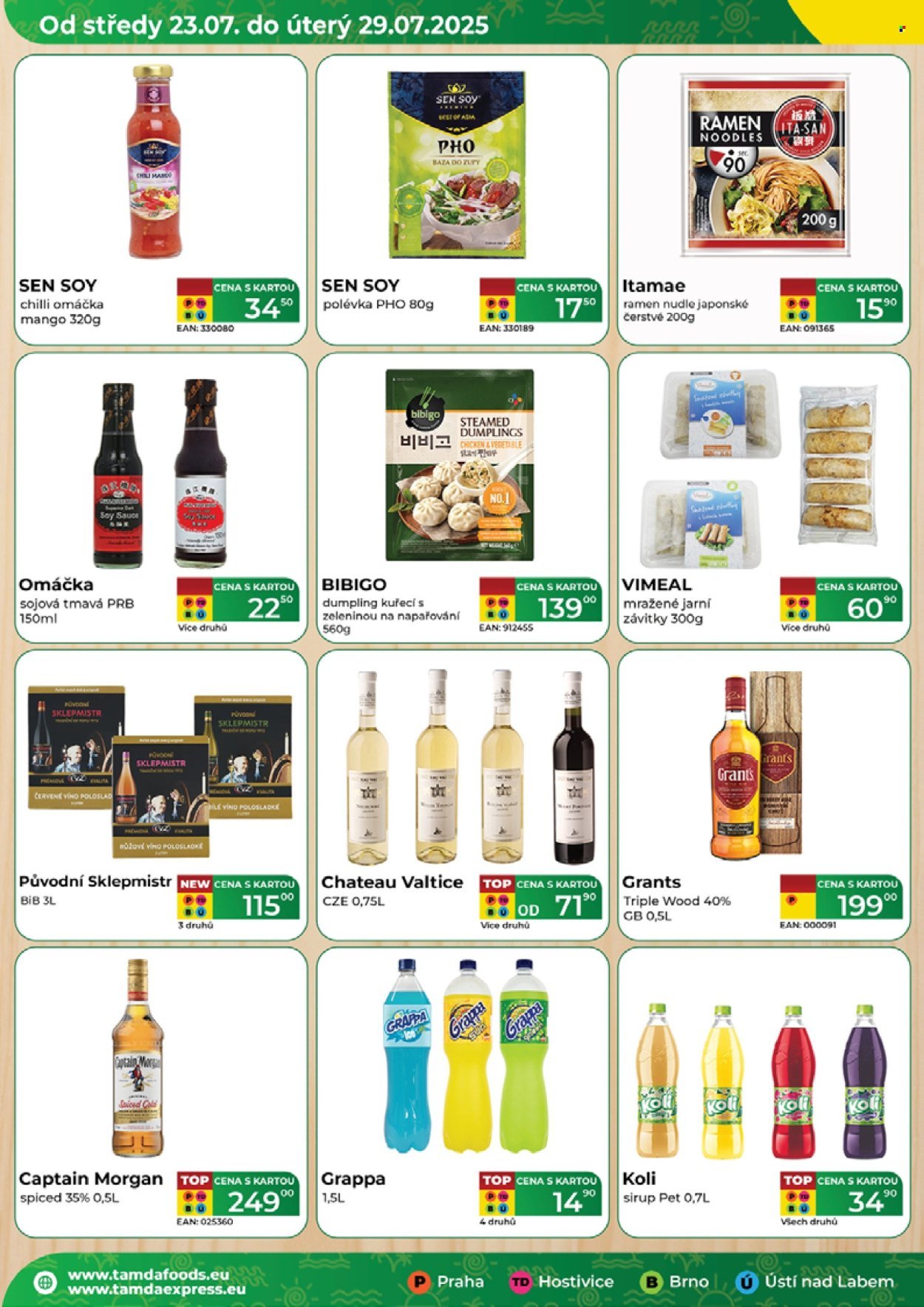TAMDA FOODS leták - Od středy 23.7.2025 (2025-07-23 - 2025-07-29)