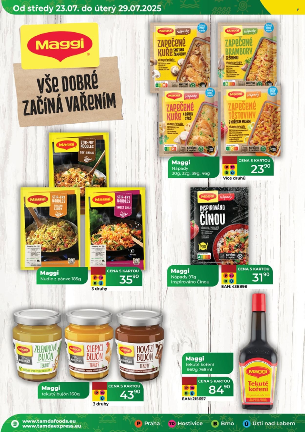 TAMDA FOODS leták - Od středy 23.7.2025 (2025-07-23 - 2025-07-29)