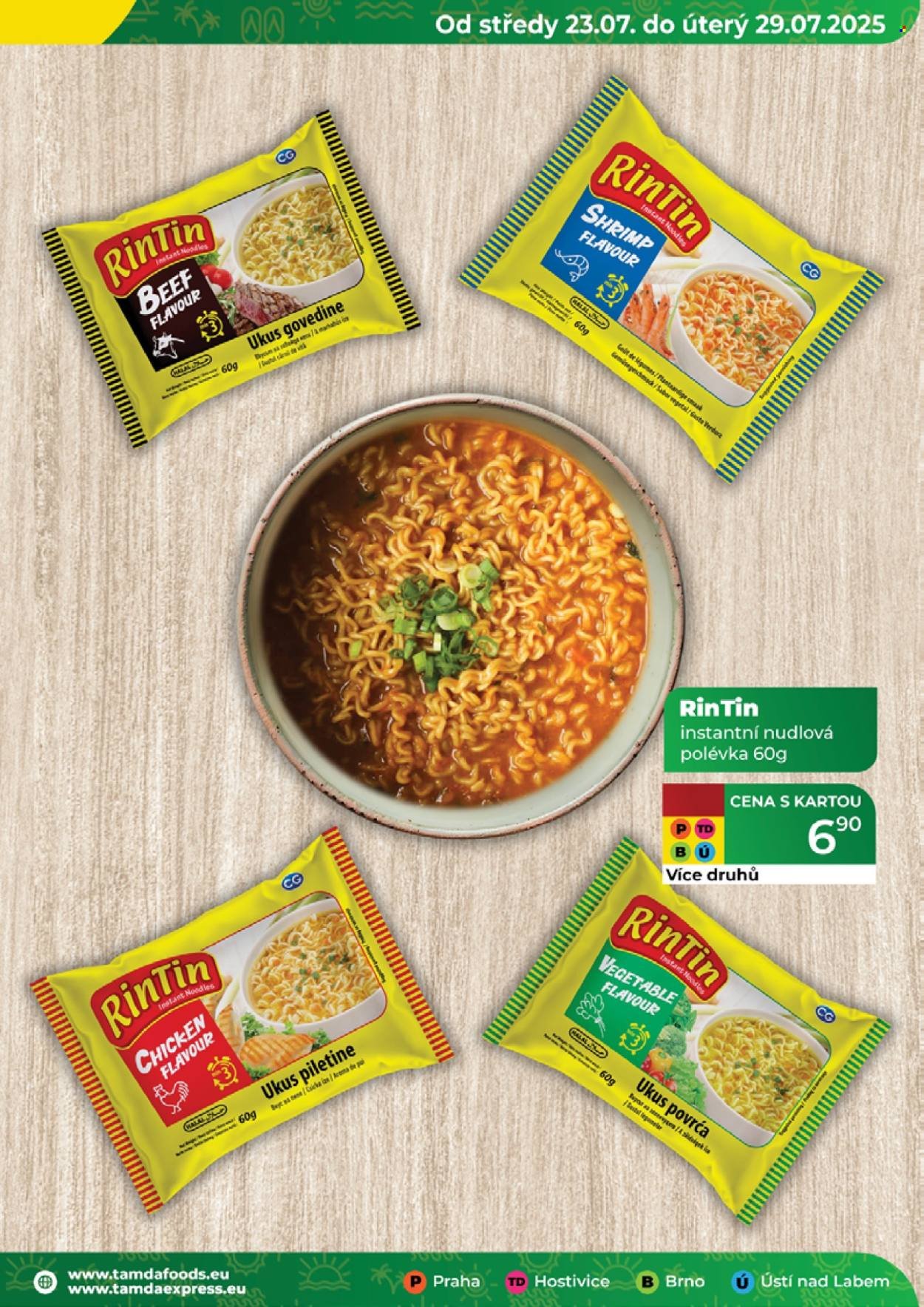 TAMDA FOODS leták - Od středy 23.7.2025 (2025-07-23 - 2025-07-29)