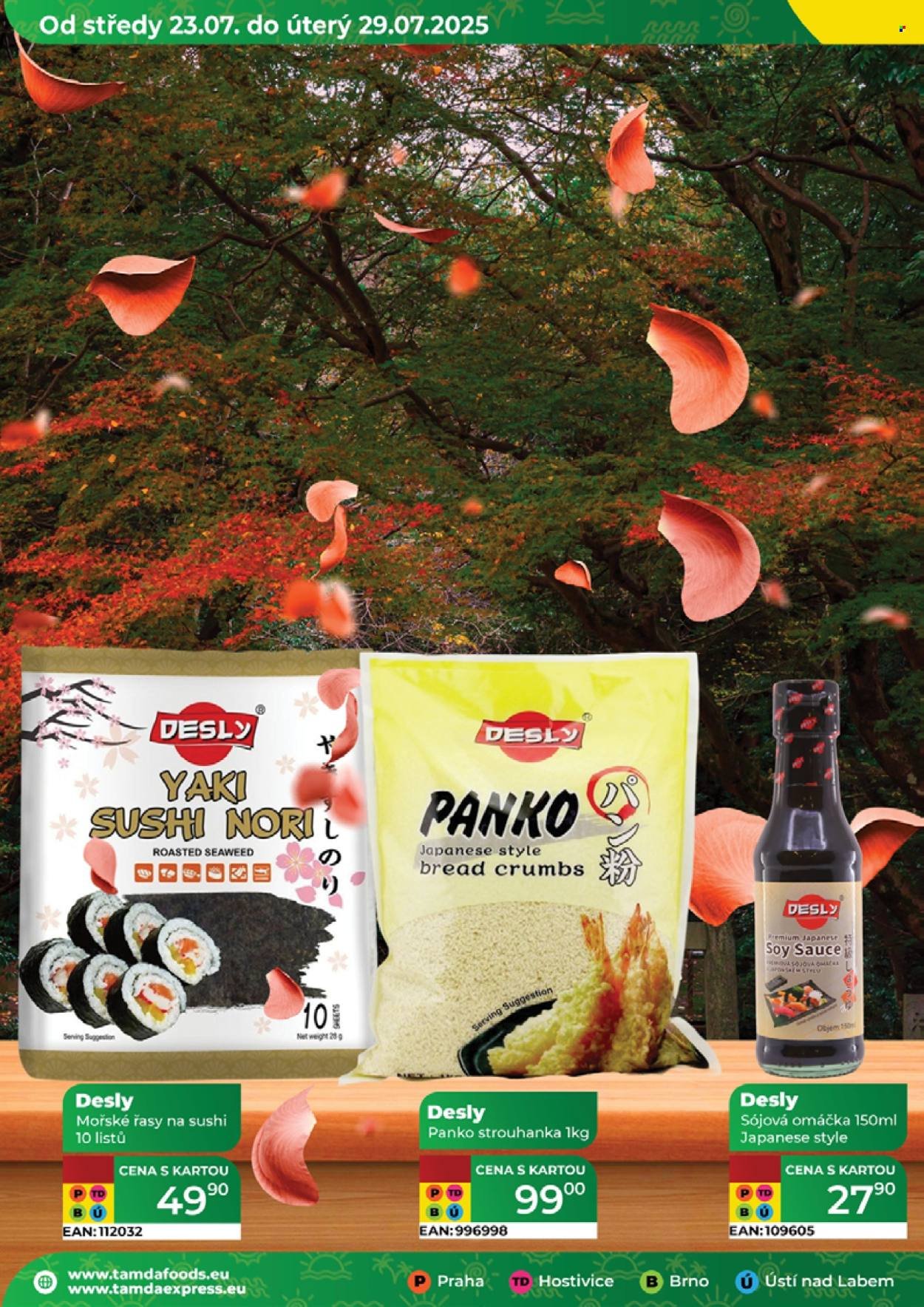 TAMDA FOODS leták - Od středy 23.7.2025 (2025-07-23 - 2025-07-29)