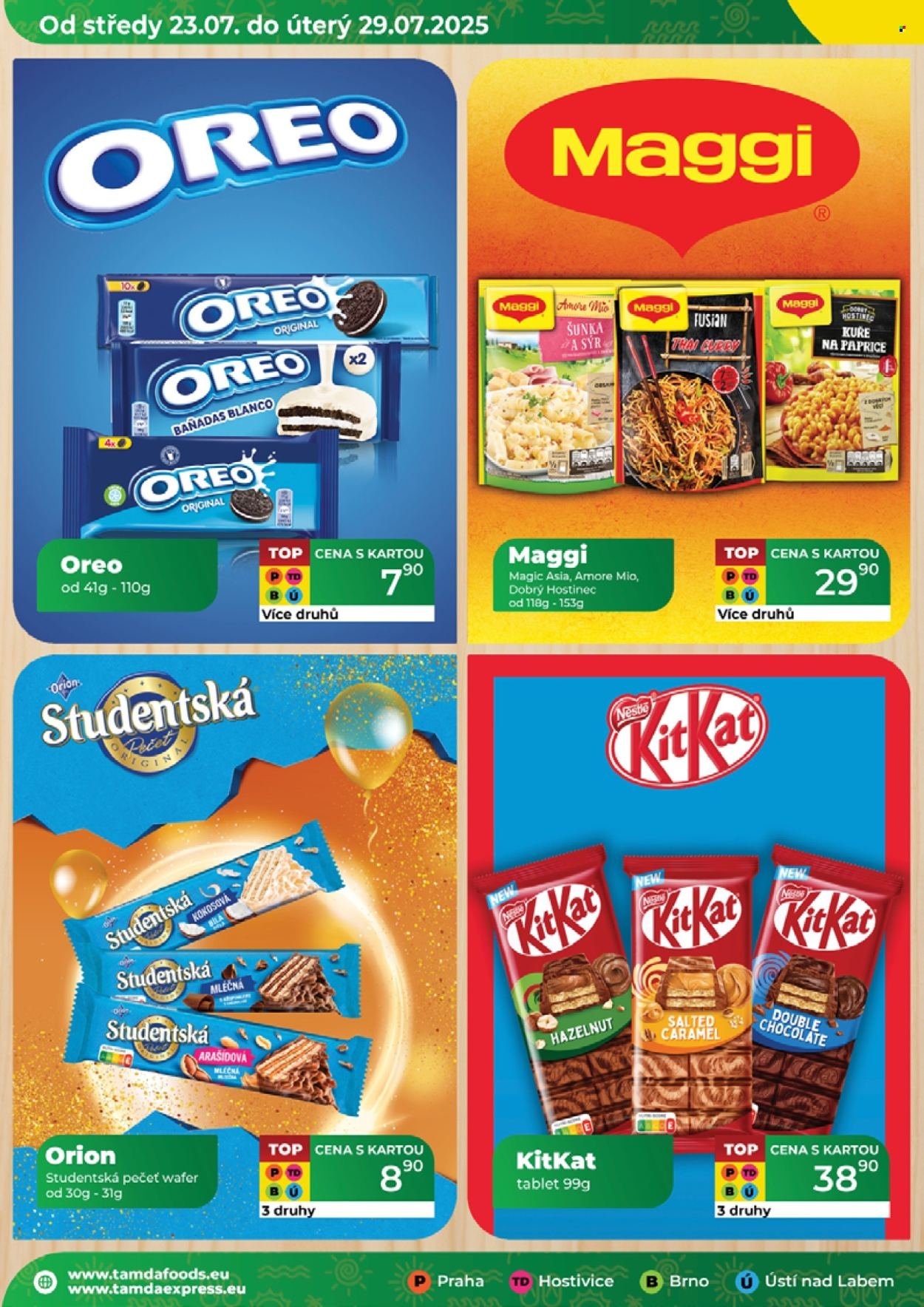 TAMDA FOODS leták - Od středy 23.7.2025 (2025-07-23 - 2025-07-29)