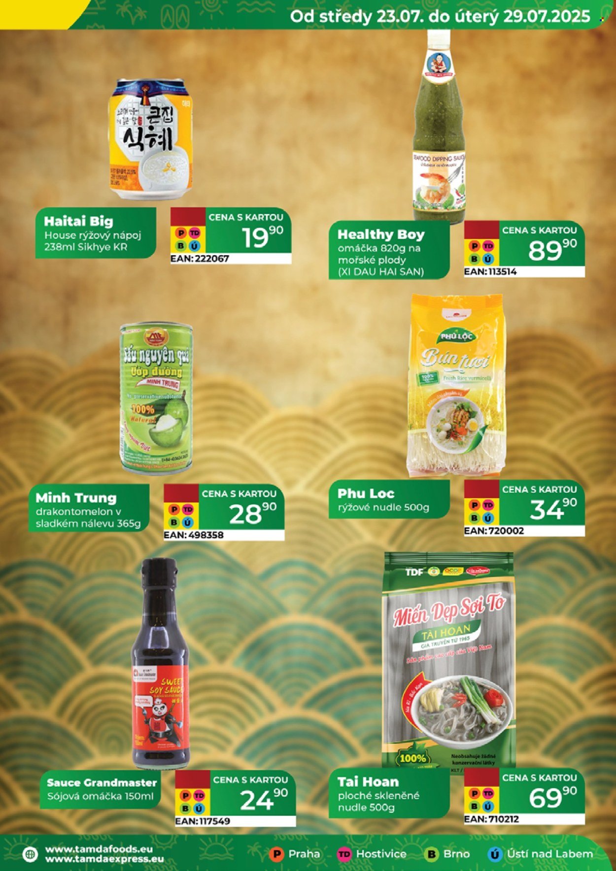 TAMDA FOODS leták - Od středy 23.7.2025 (2025-07-23 - 2025-07-29)