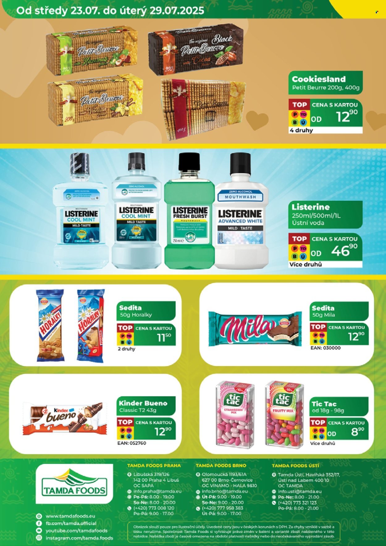 TAMDA FOODS leták - Od středy 23.7.2025 (2025-07-23 - 2025-07-29)