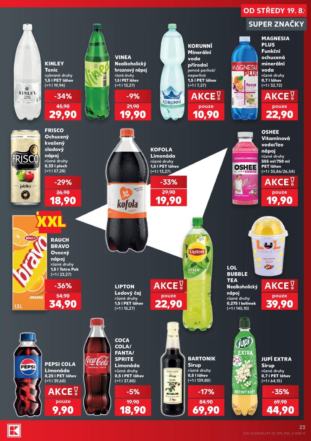 KAUFLAND leták - Od středy 19.8.2026