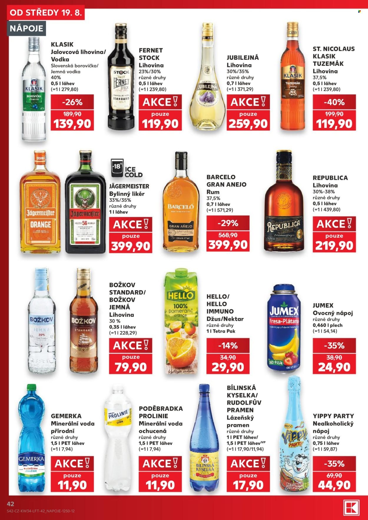 KAUFLAND leták - Od středy 19.8.2026