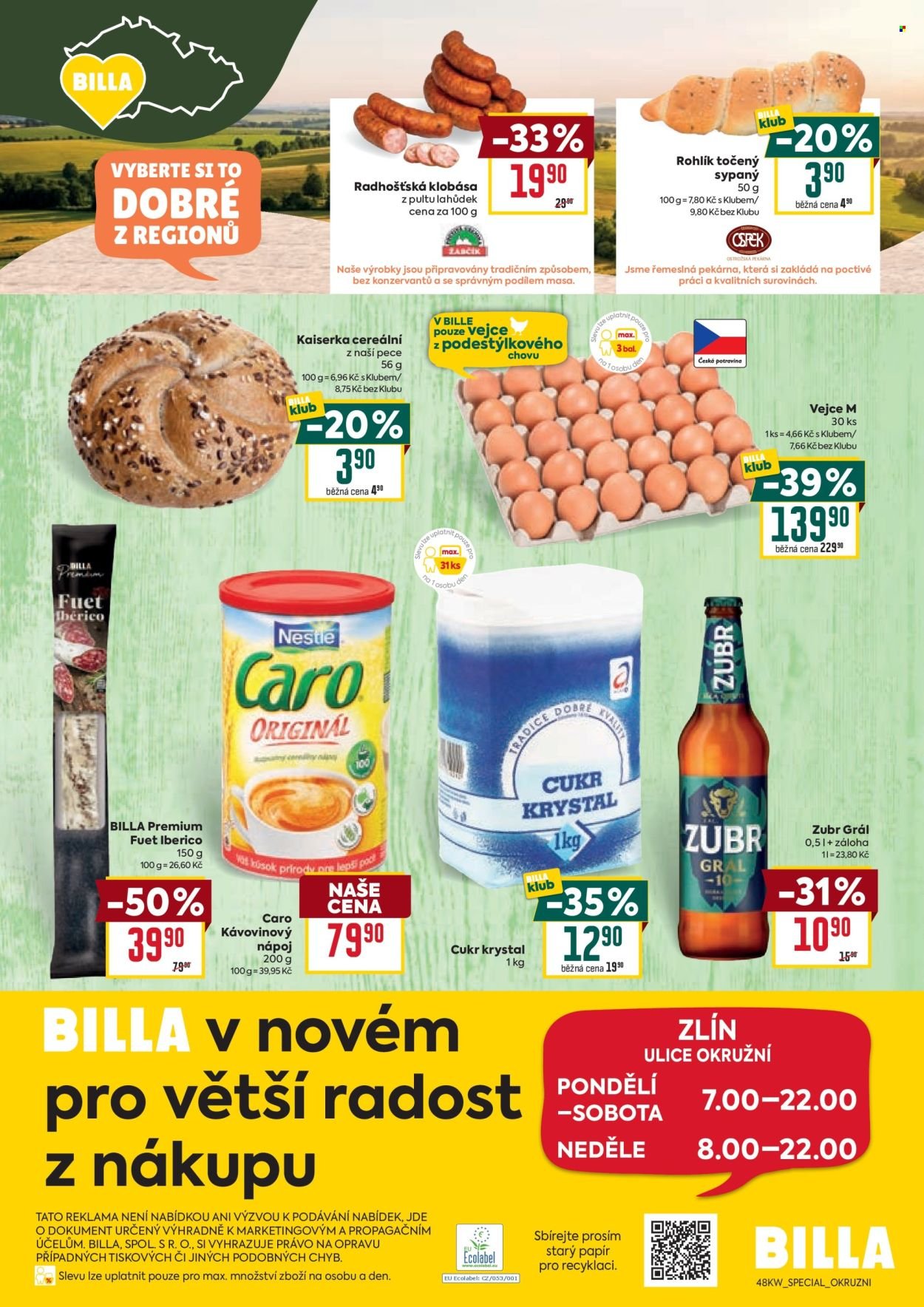 BILLA leták - Speciál: Zlín (2025-12-03 - 2025-12-09)