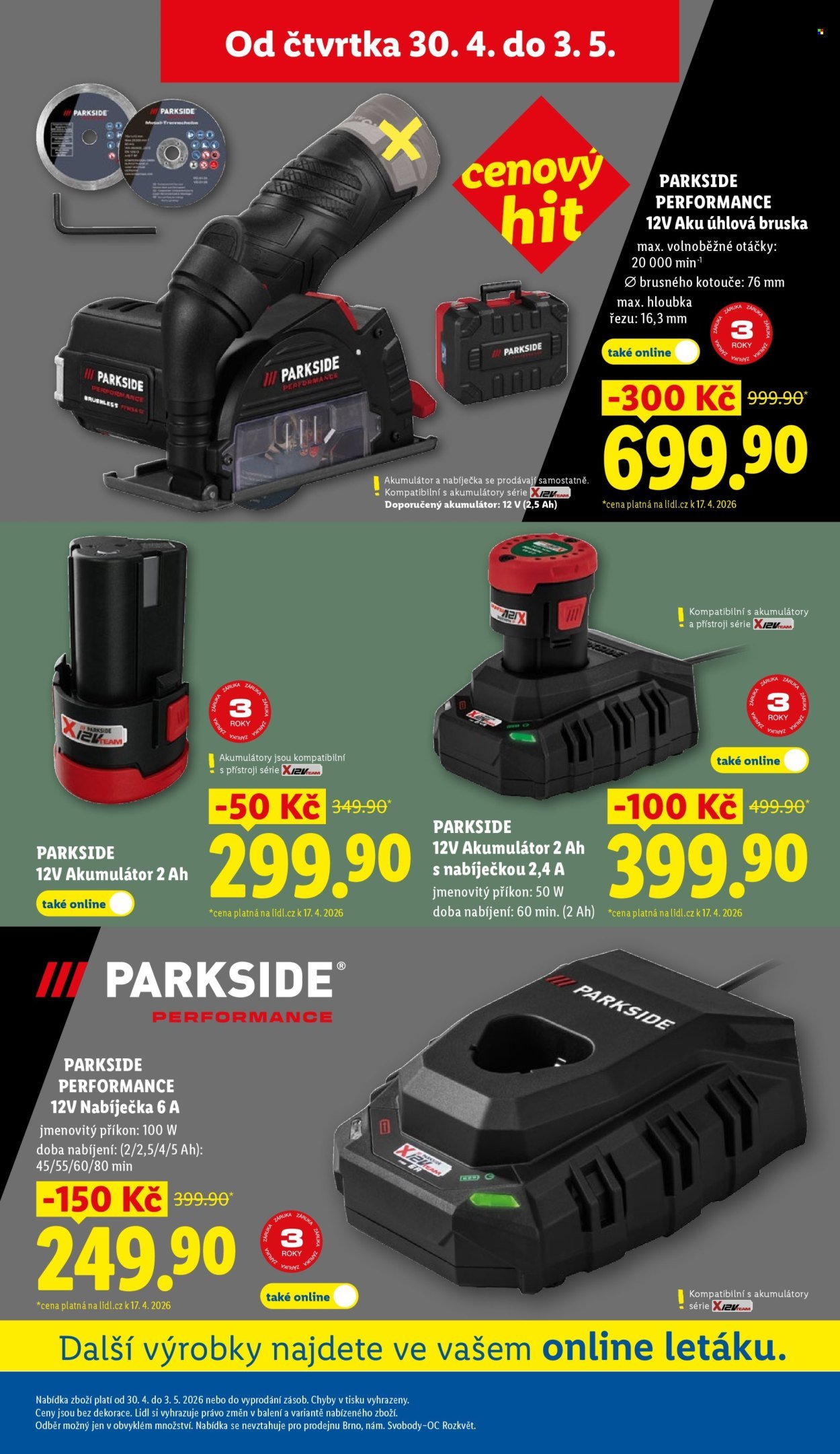 LIDL leták - Spotřební zboží (2026-04-27 - 2026-05-03)