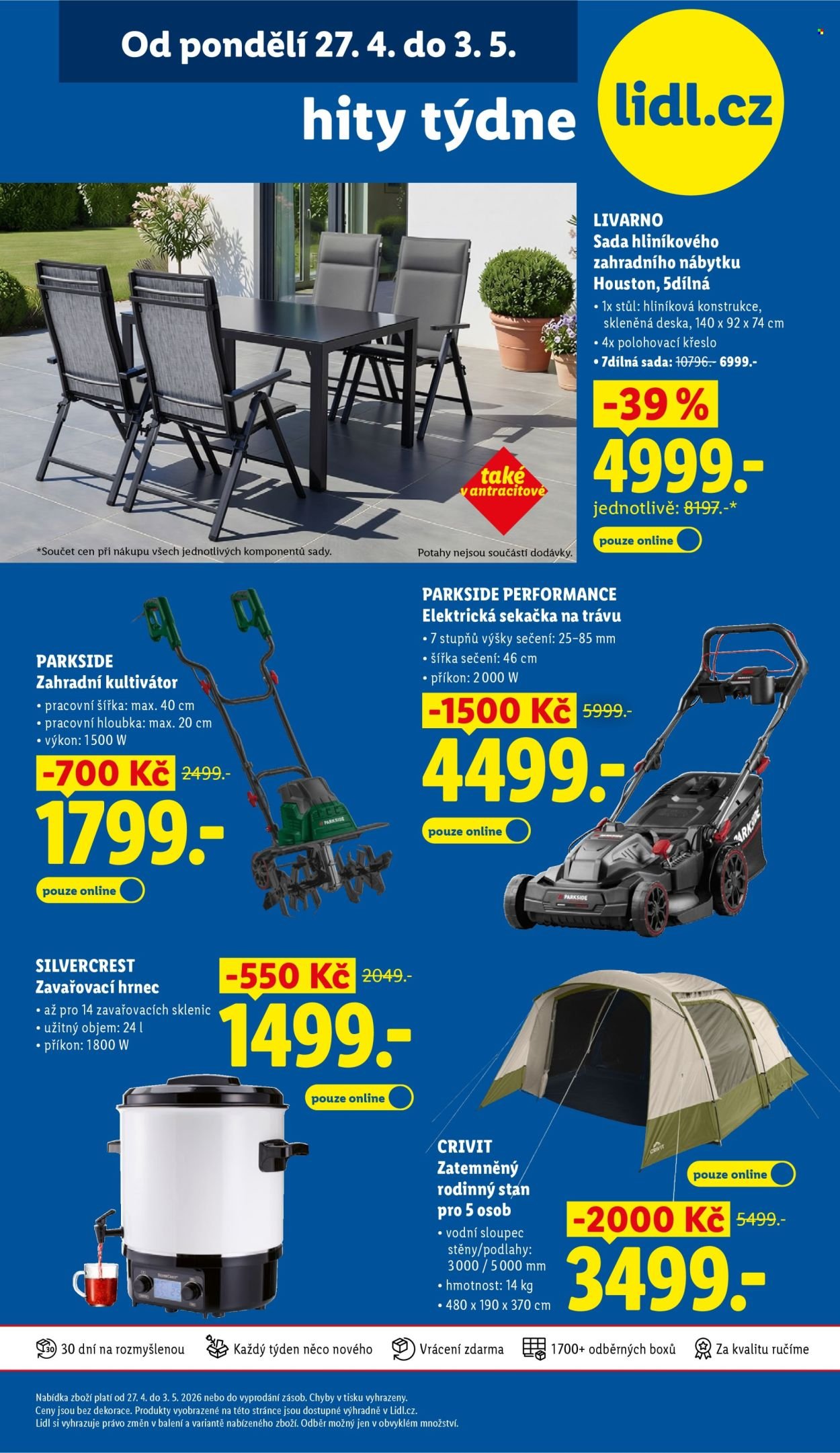 LIDL leták - Spotřební zboží (2026-04-27 - 2026-05-03)