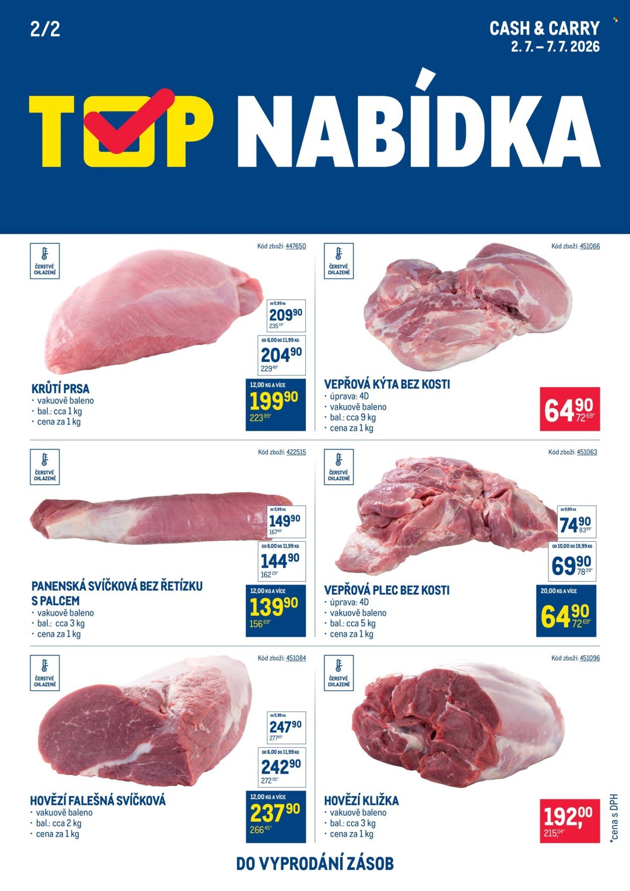 MAKRO leták - TOP maso