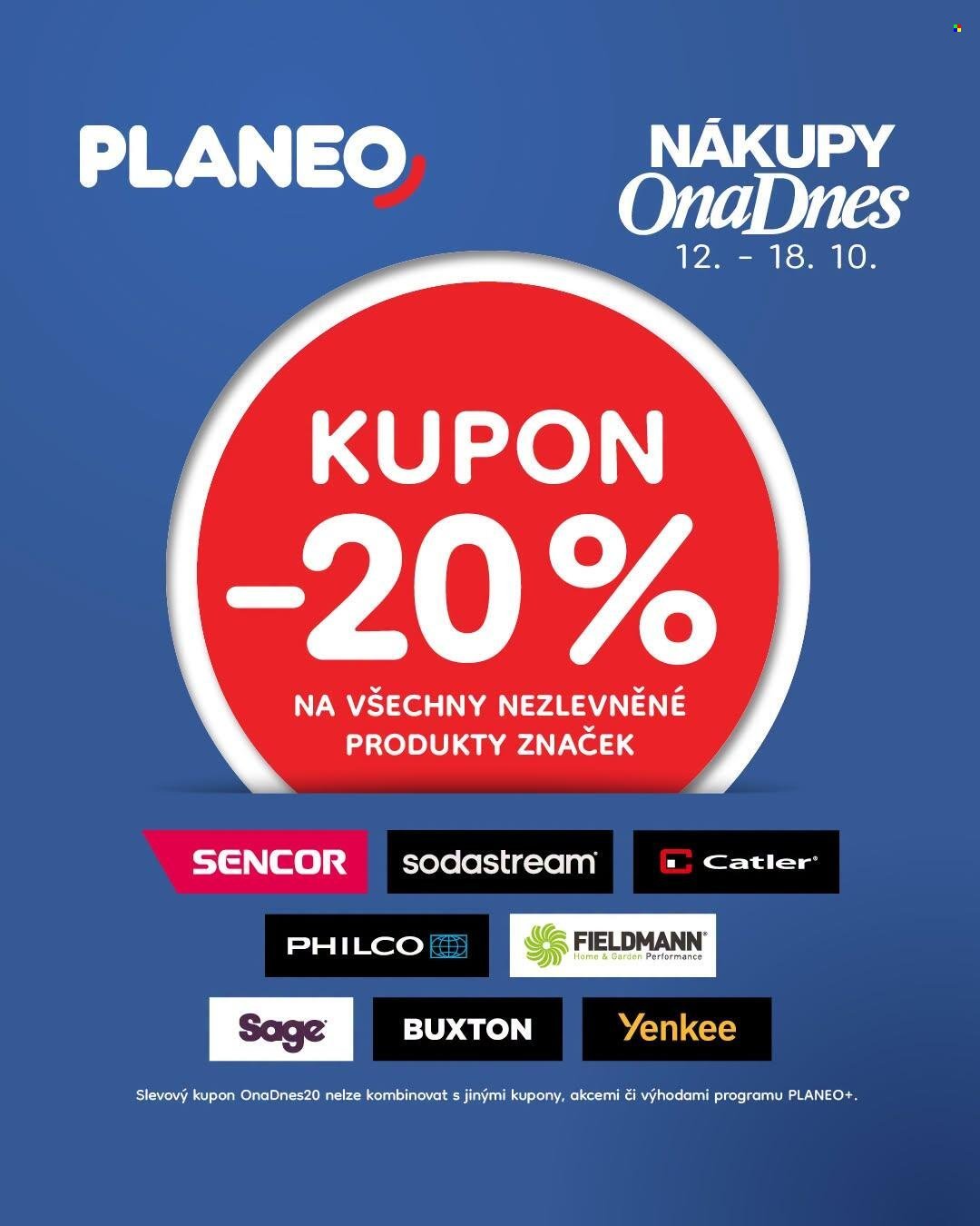 PLANEO ELEKTRO leták - Od pondělí 12.10.2026