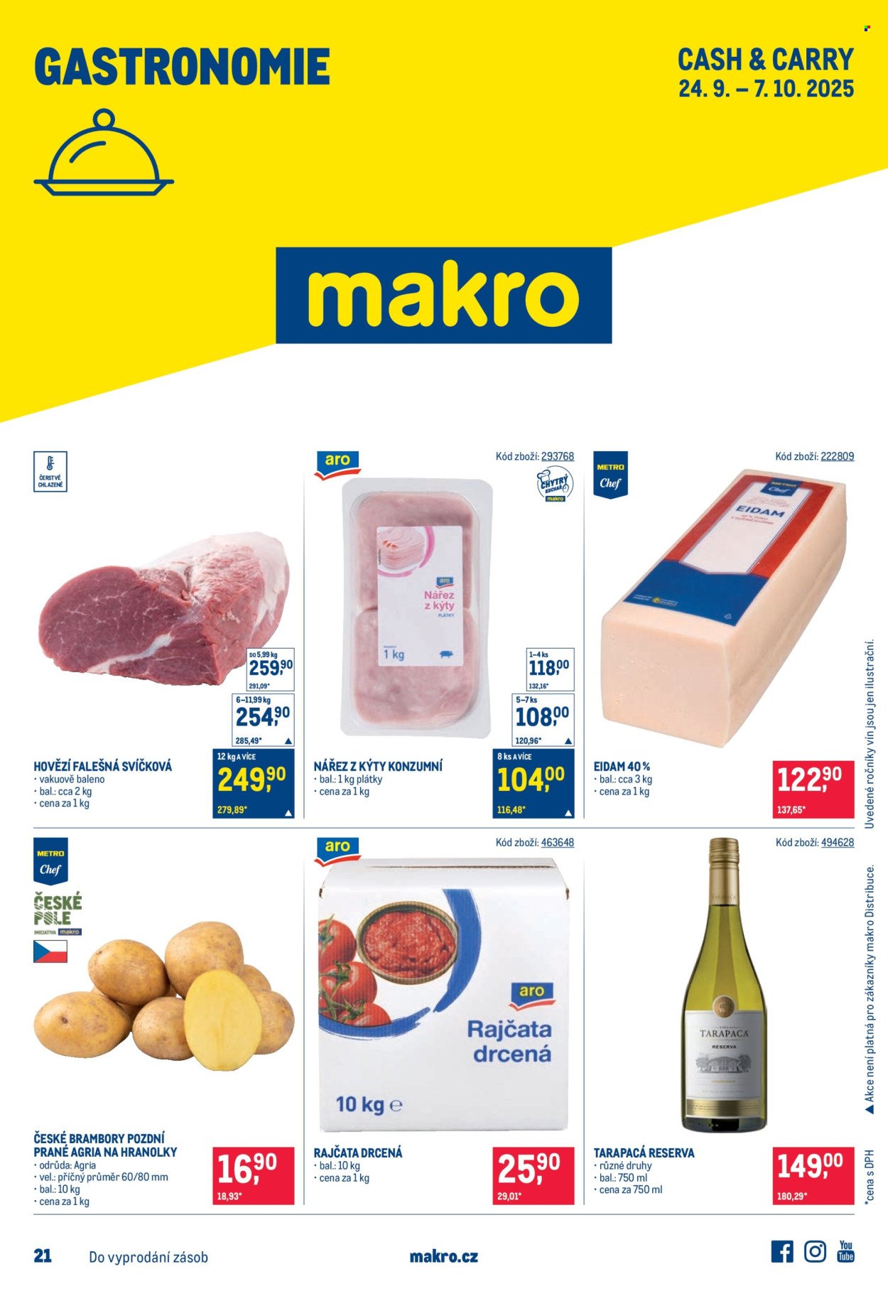 MAKRO leták - Gastronomie (2025-09-24 - 2025-10-07)