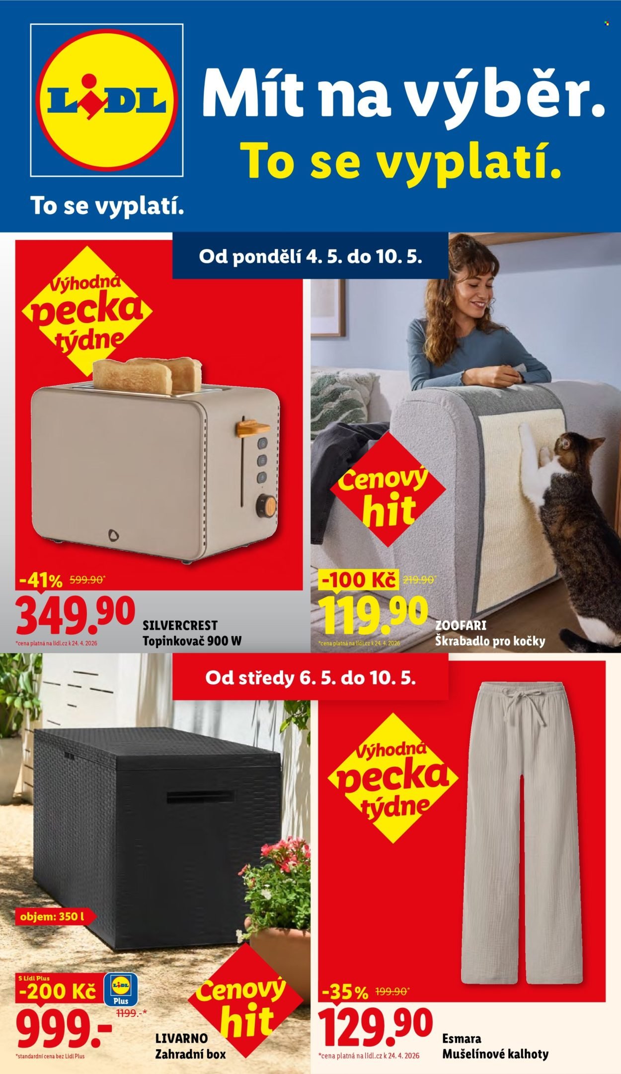 LIDL leták - Spotřební zboží (2026-05-04 - 2026-05-10)