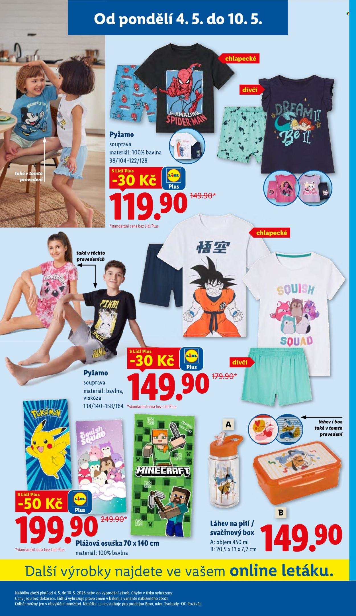 LIDL leták - Spotřební zboží (2026-05-04 - 2026-05-10)