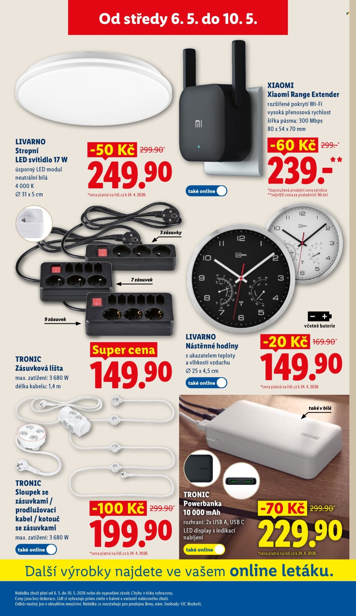 LIDL leták - Spotřební zboží (2026-05-04 - 2026-05-10)