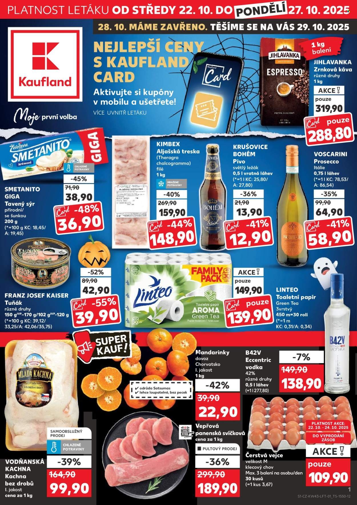 KAUFLAND leták - Od středy 22.10.2025 (2025-10-22 - 2025-10-27)