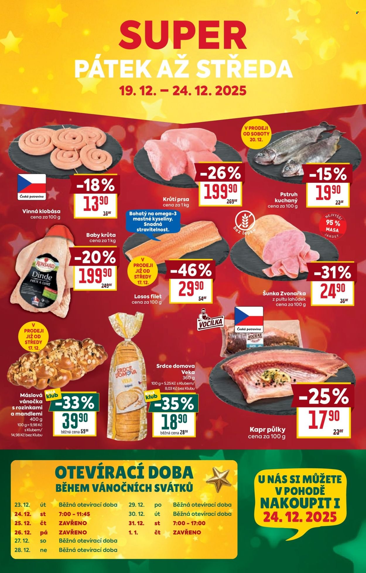 BILLA leták - Velký leták (2025-12-17 - 2025-12-24)