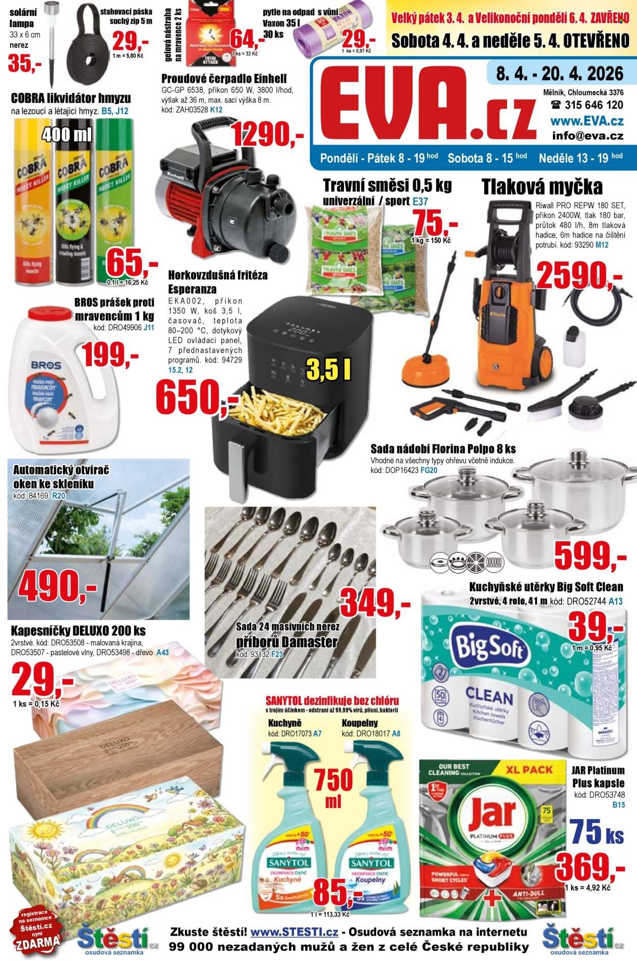 EVA SUPERMARKET leták - Od středy 8.4.2026 (2026-04-08 - 2026-04-20)