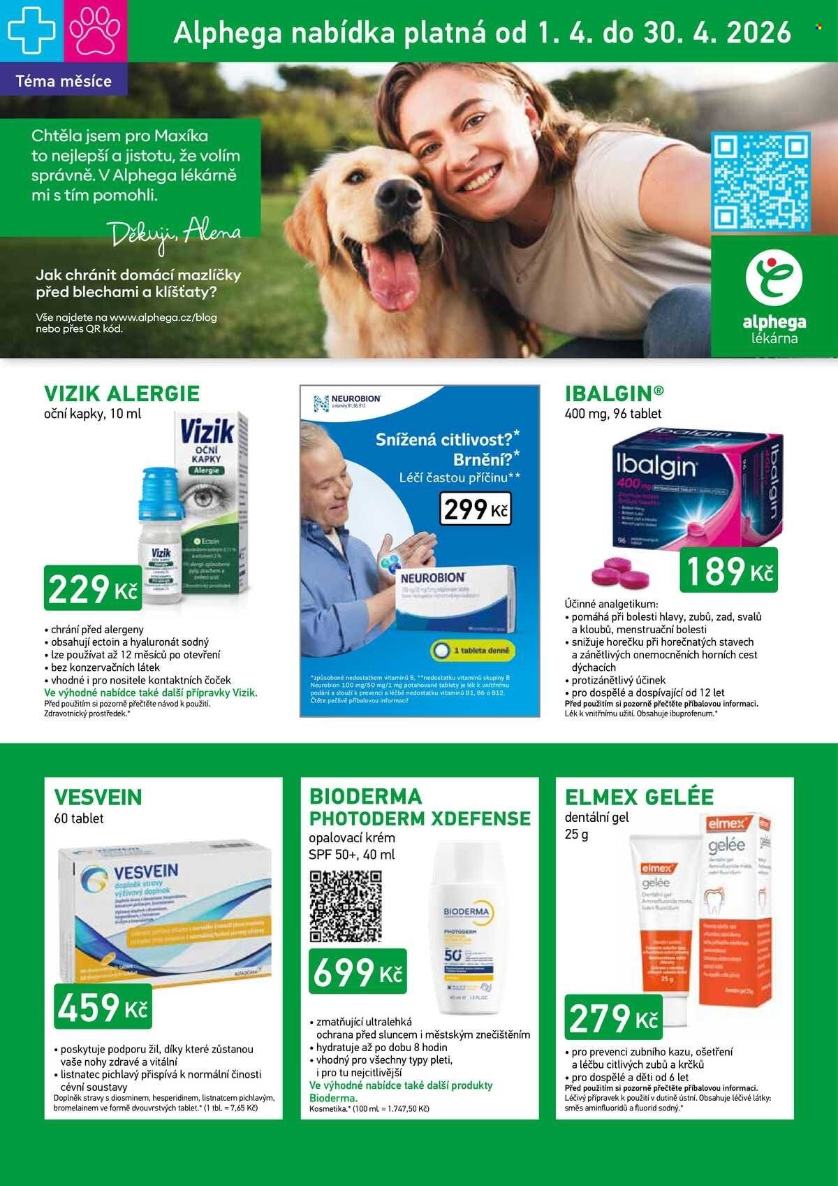 ALPHEGA LÉKÁRNA leták - Od středy 1.4.2026 (2026-04-01 - 2026-04-30)