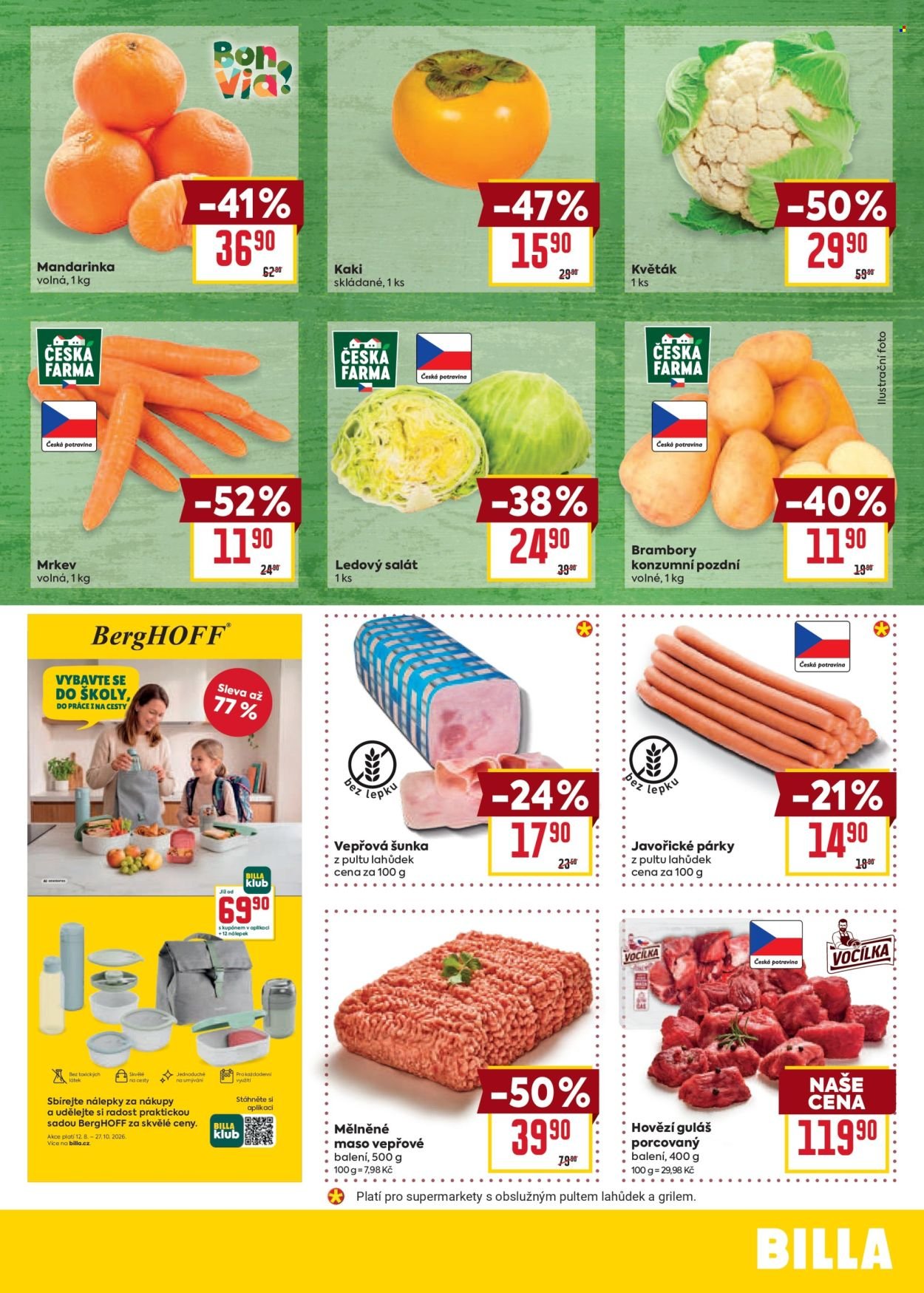 BILLA leták - Malý leták