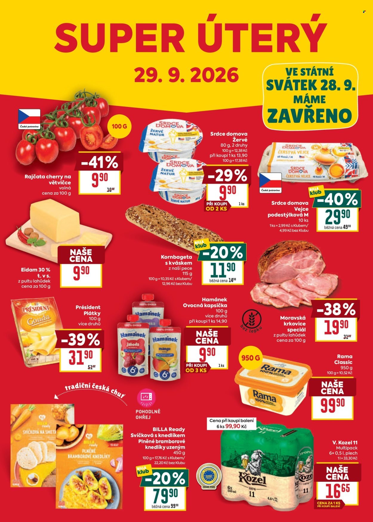 BILLA leták - Malý leták