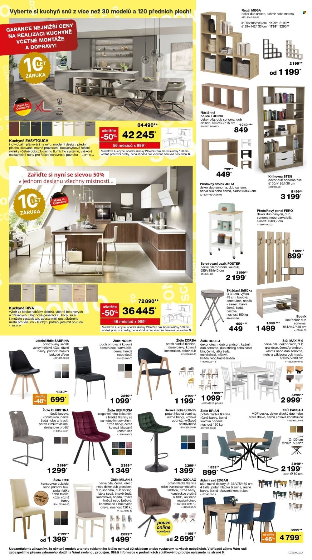 SCONTO NÁBYTEK leták - Až -70% sezónní výprodej! (2026-05-20 - 2026-06-16)