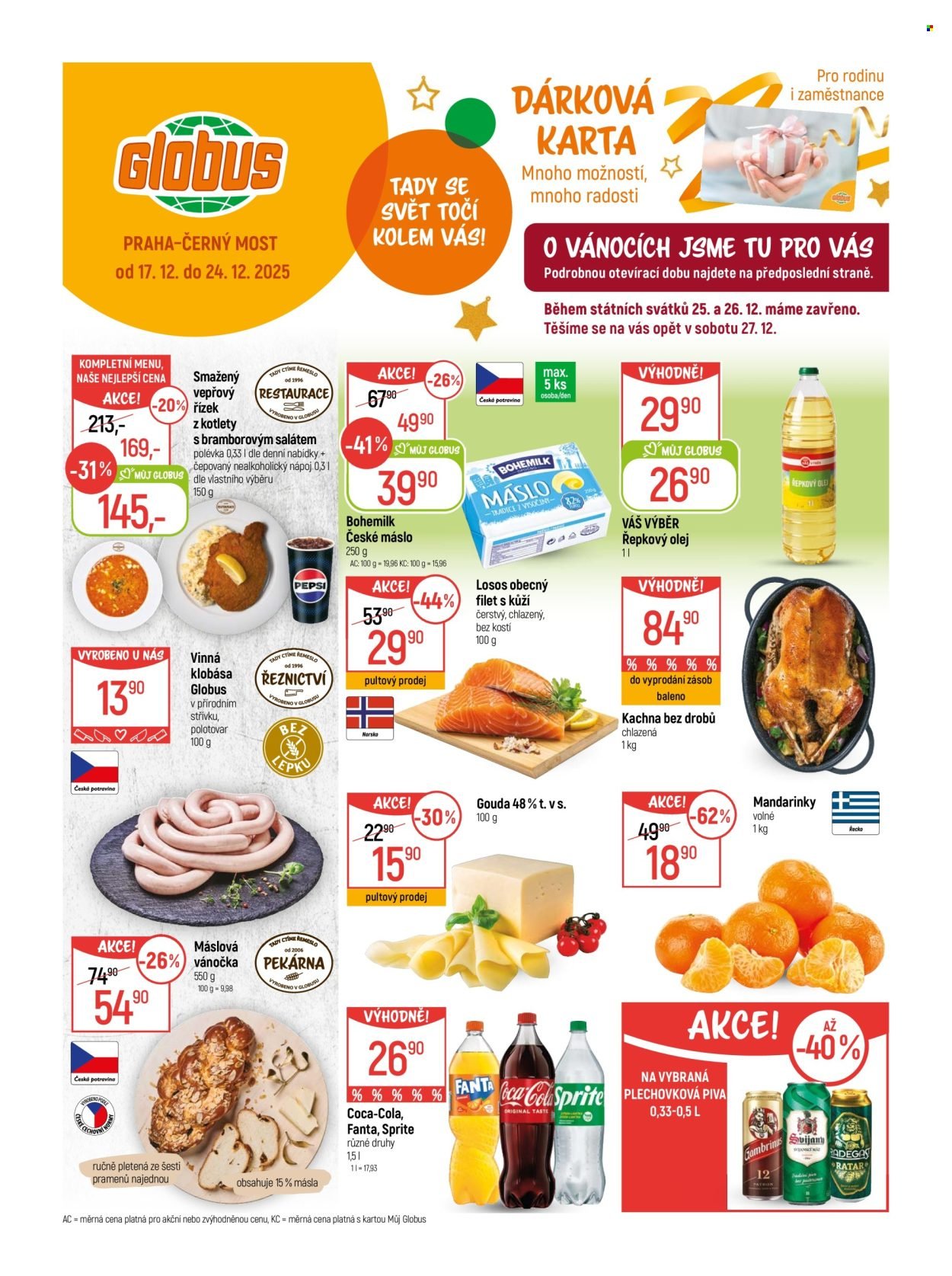 GLOBUS leták - Od středy 17.12.2025 (2025-12-17 - 2025-12-24)