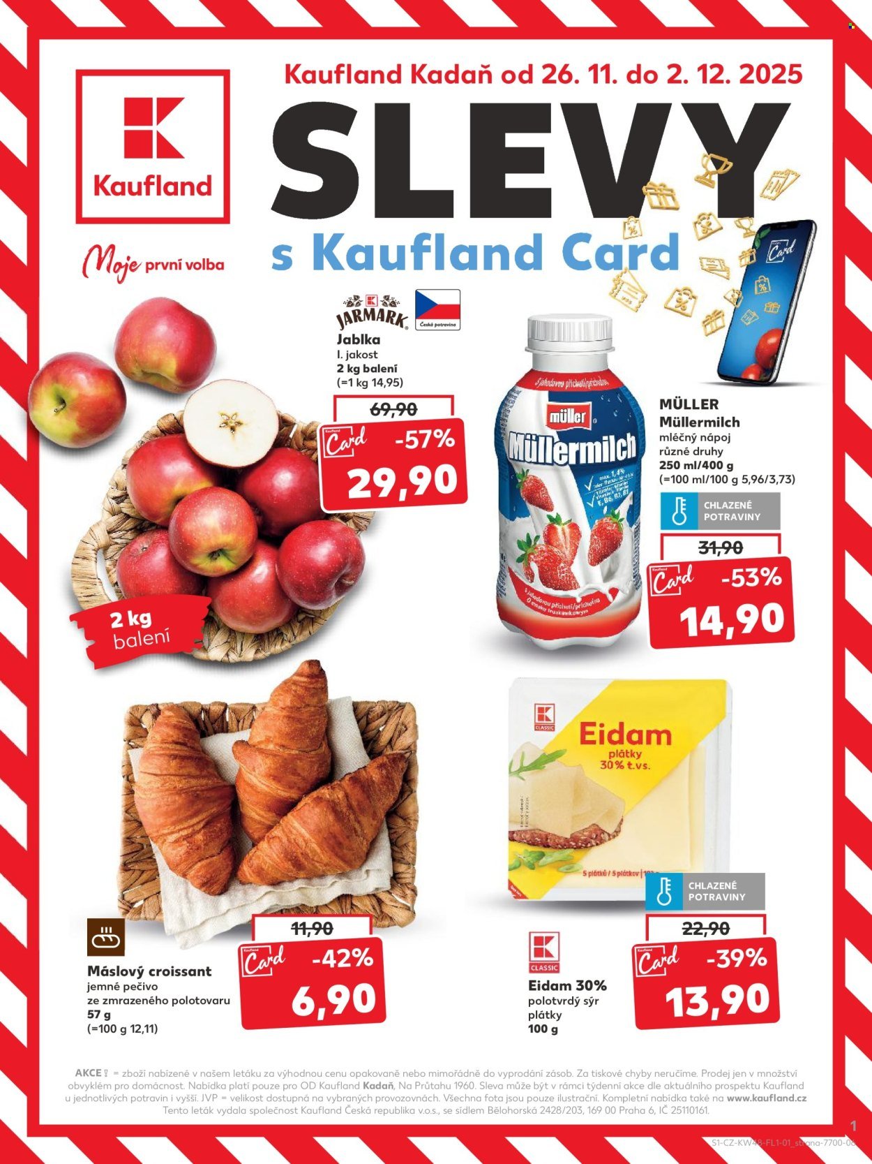 KAUFLAND leták - Slevy s Kaufland Card (2025-11-26 - 2025-12-02)