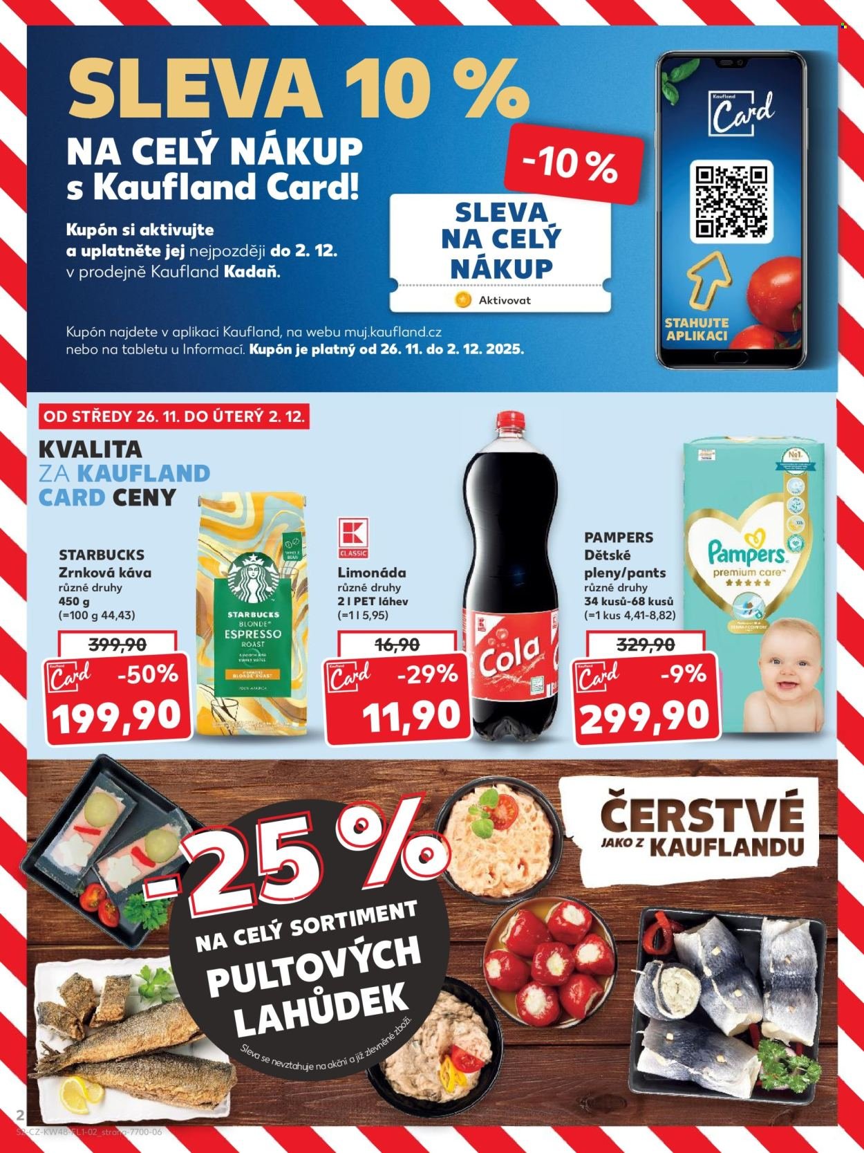KAUFLAND leták - Slevy s Kaufland Card (2025-11-26 - 2025-12-02)