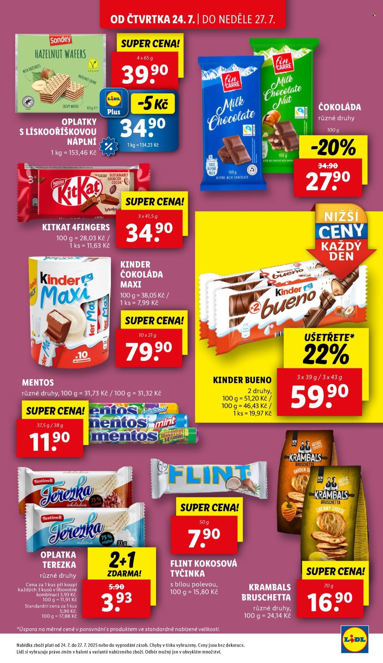 LIDL leták - Od čtvrtka 24.7.2025 (2025-07-24 - 2025-07-27)
