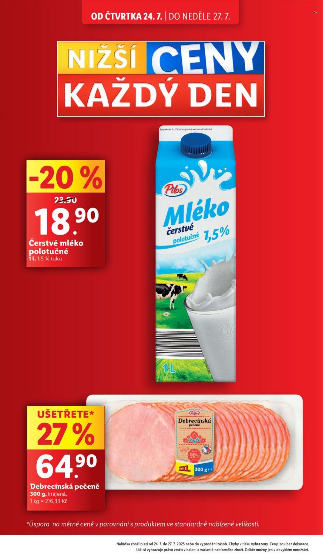 LIDL leták - Od čtvrtka 24.7.2025 (2025-07-24 - 2025-07-27)