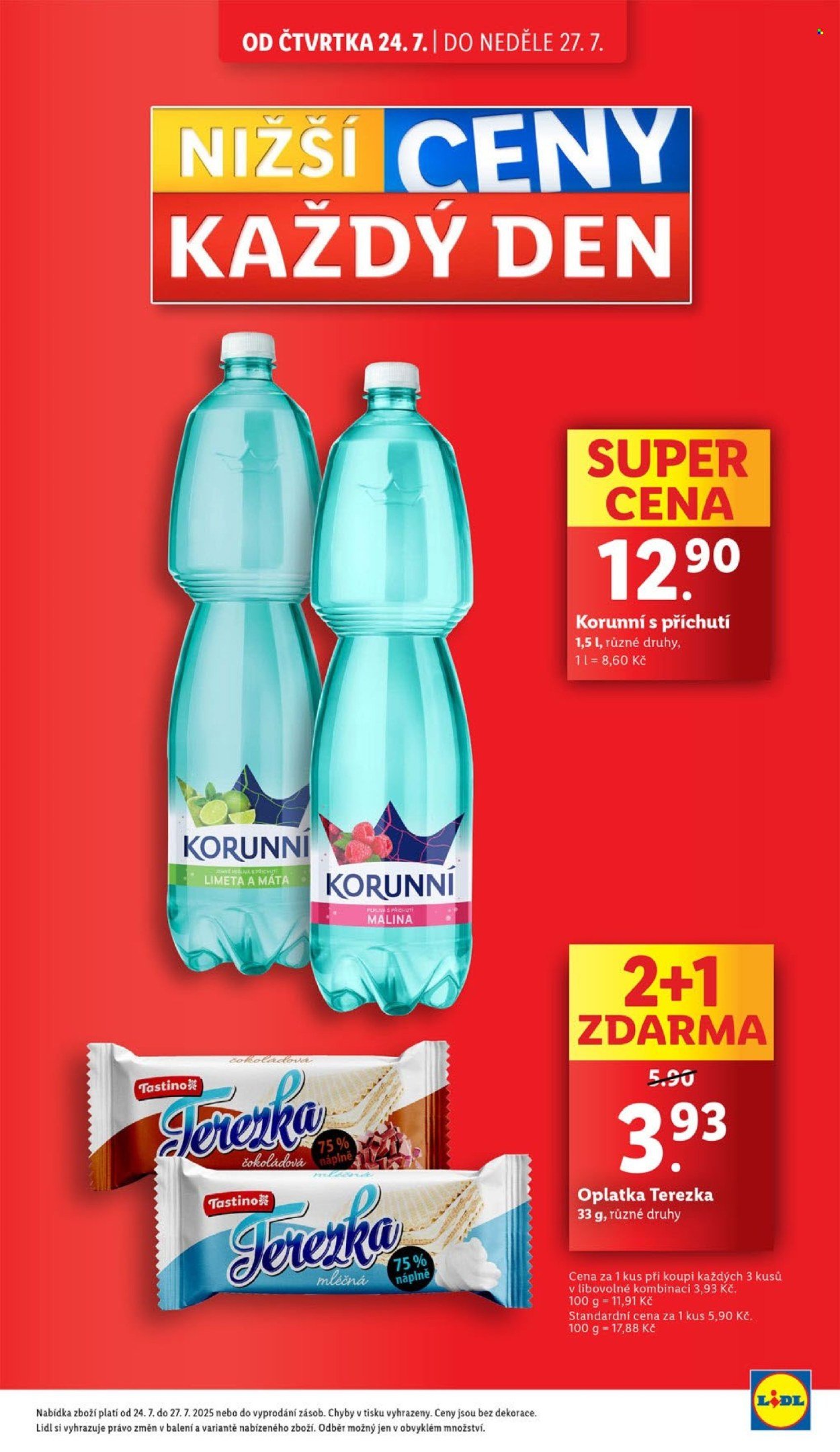 LIDL leták - Od čtvrtka 24.7.2025 (2025-07-24 - 2025-07-27)