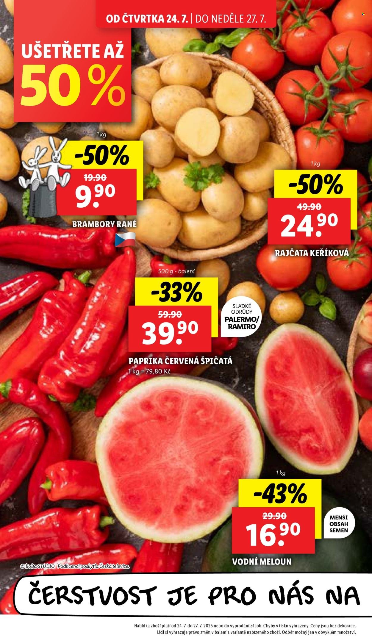 LIDL leták - Od čtvrtka 24.7.2025 (2025-07-24 - 2025-07-27)