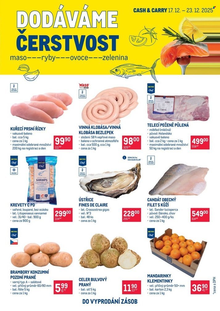 MAKRO leták - Dodáváme čerstvost (2025-12-17 - 2025-12-23)