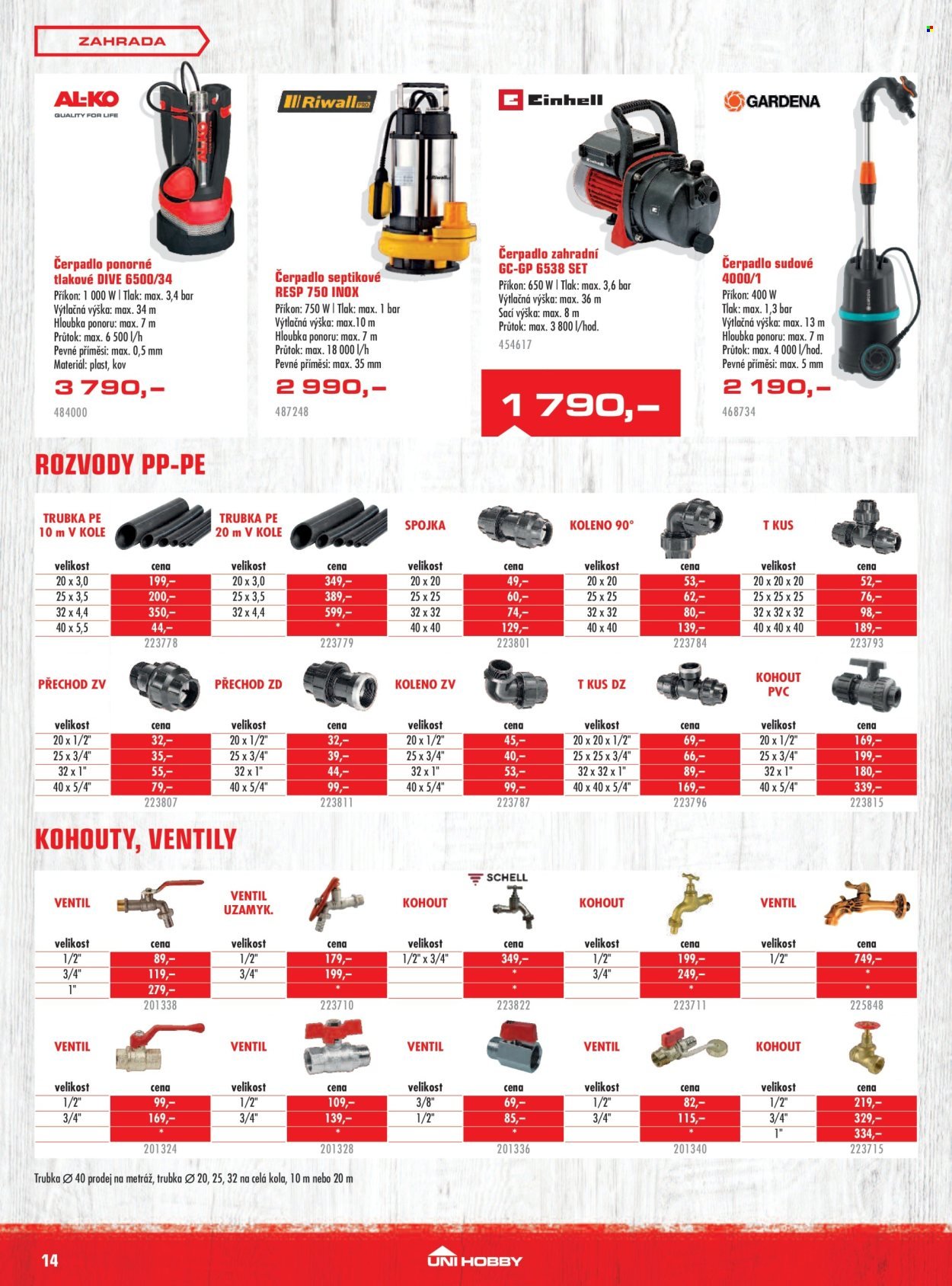 UNI HOBBY leták - Pohoda na zahradě (2026-04-30 - 2026-05-24)