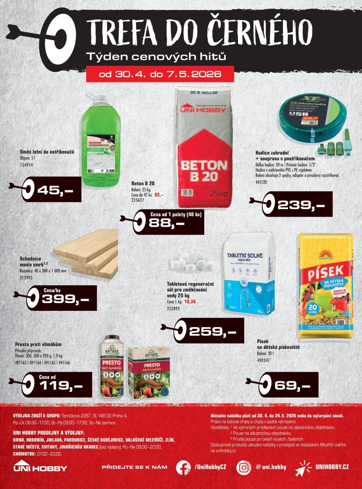 UNI HOBBY leták - Pohoda na zahradě (2026-04-30 - 2026-05-24)