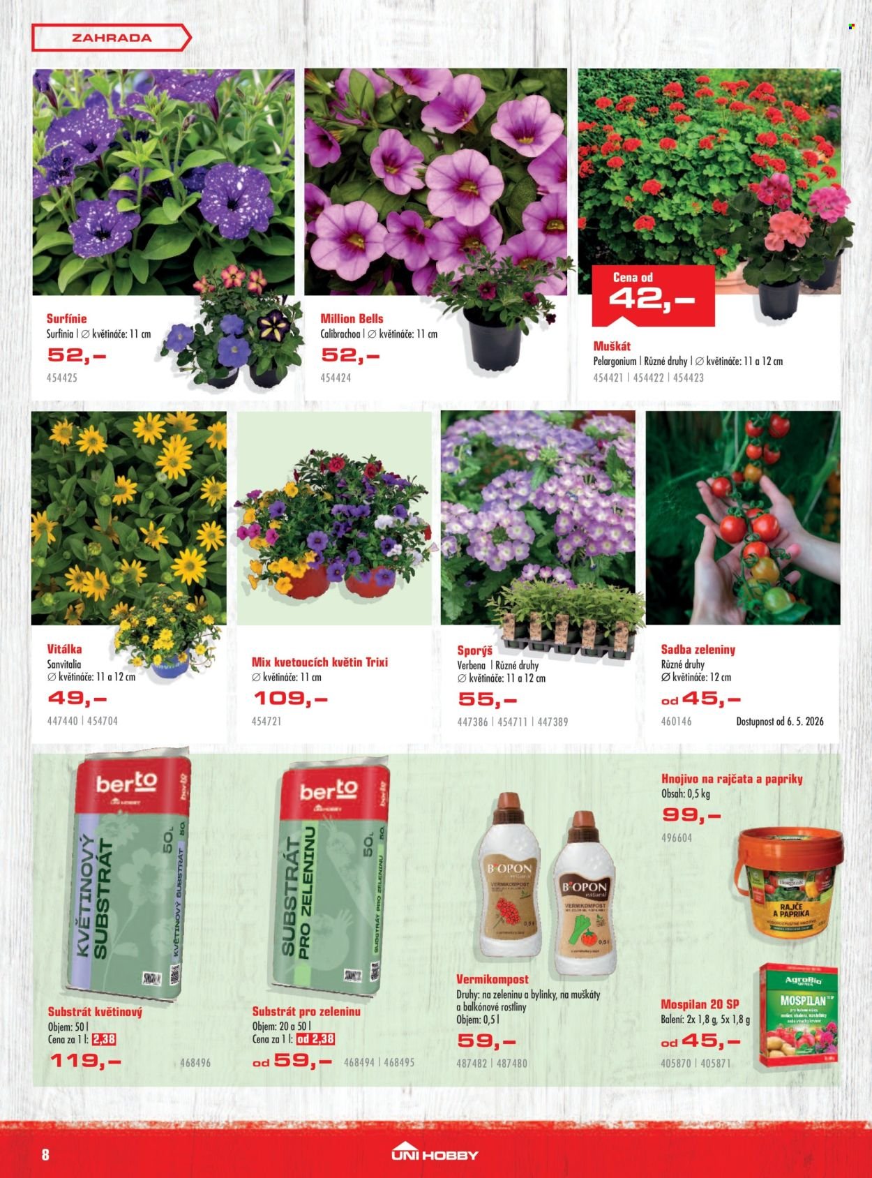 UNI HOBBY leták - Pohoda na zahradě (2026-04-30 - 2026-05-24)