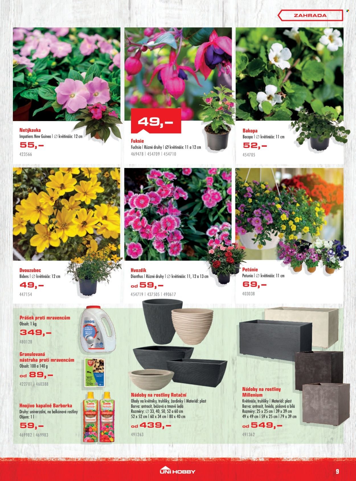 UNI HOBBY leták - Pohoda na zahradě (2026-04-30 - 2026-05-24)