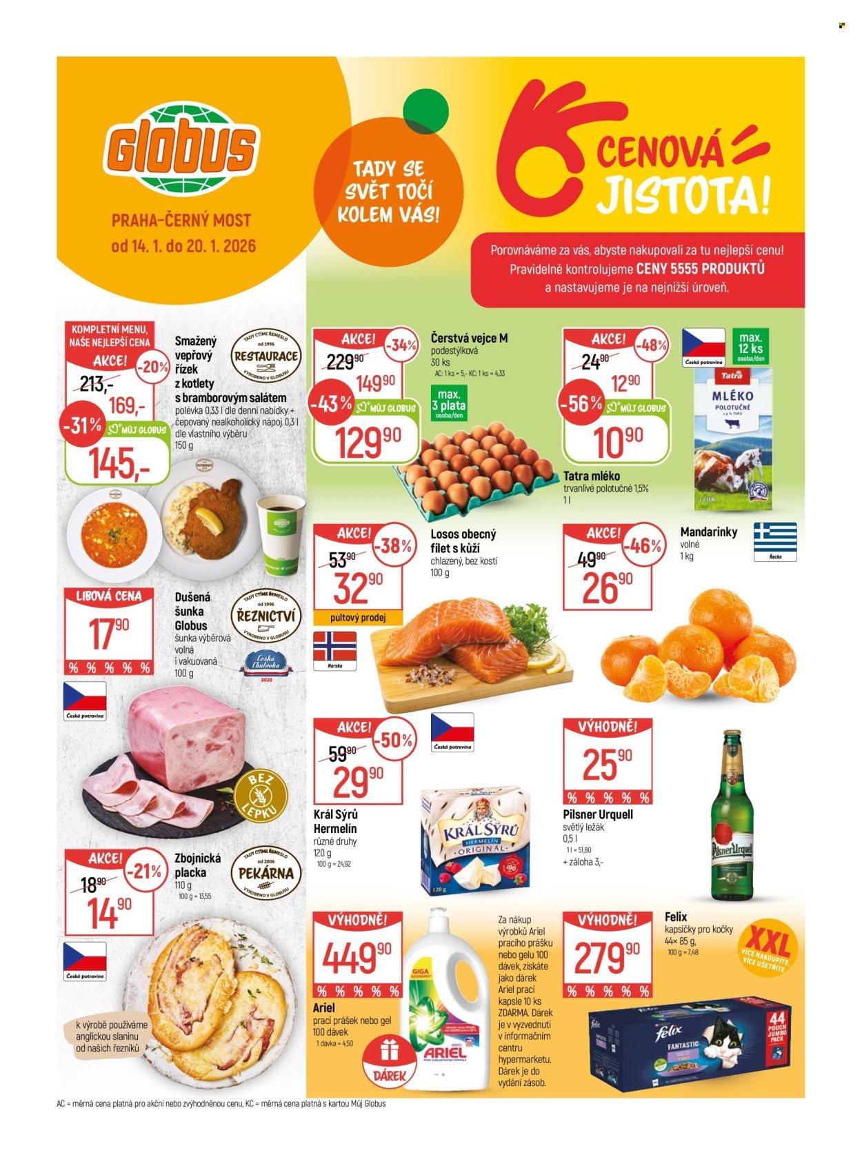 GLOBUS leták - Od středy 14.1.2026 (2026-01-14 - 2026-01-20)
