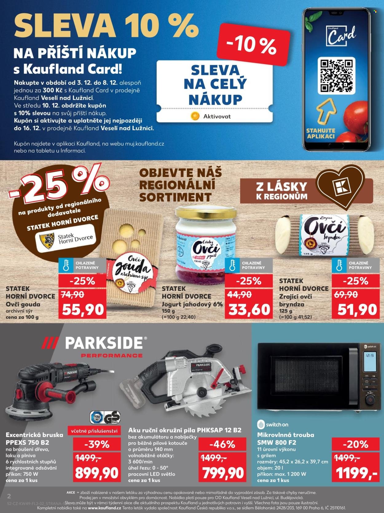 KAUFLAND leták - Nová prodejna Veselí nad Lužnicí (2025-12-03 - 2025-12-09)