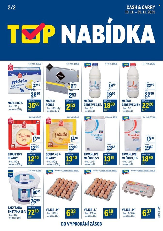 MAKRO leták - TOP mléčné výrobky (2025-11-19 - 2025-11-25)