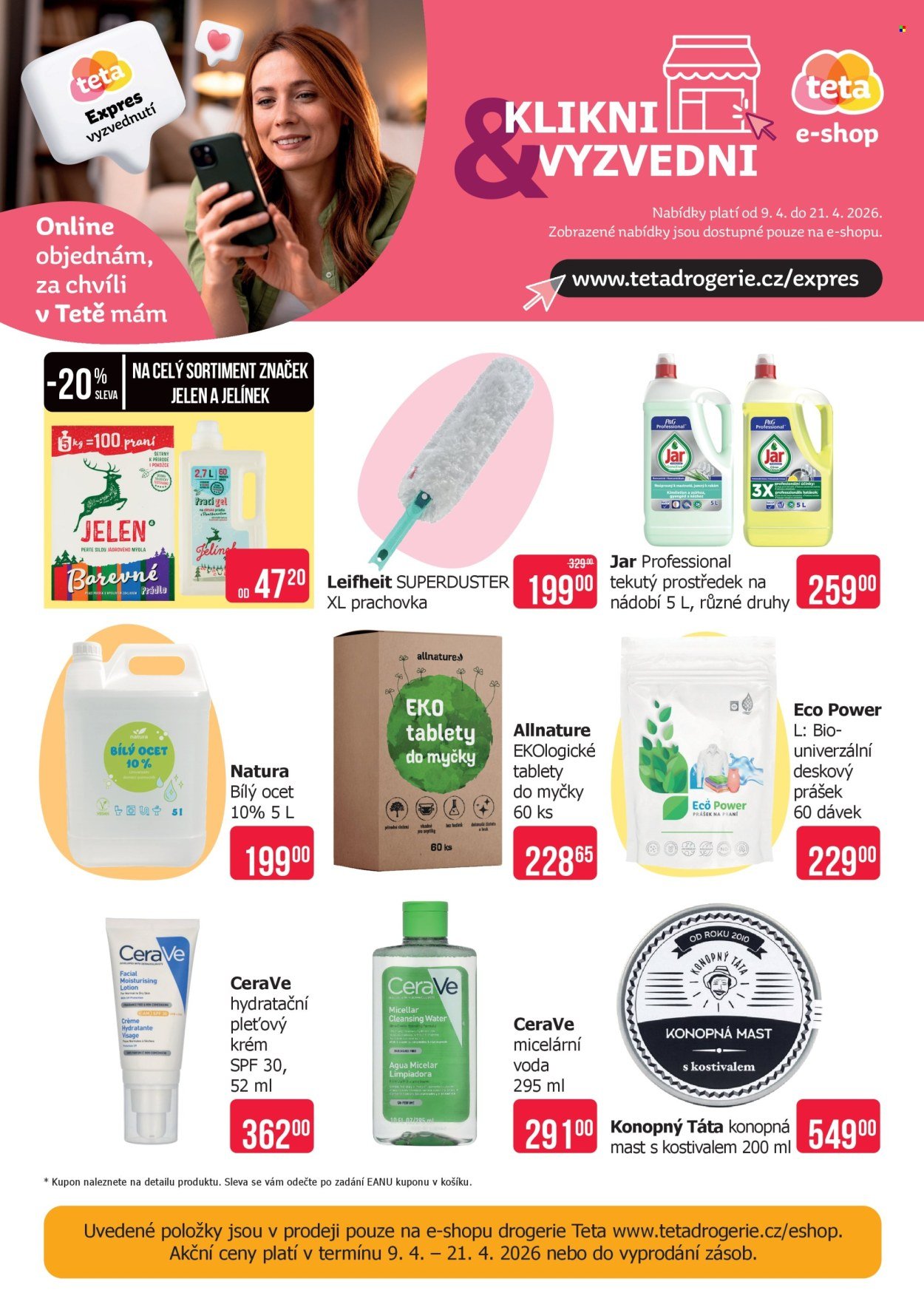 TETA DROGERIE leták - Od čtvrtka 9.4.2026 (2026-04-09 - 2026-04-21)