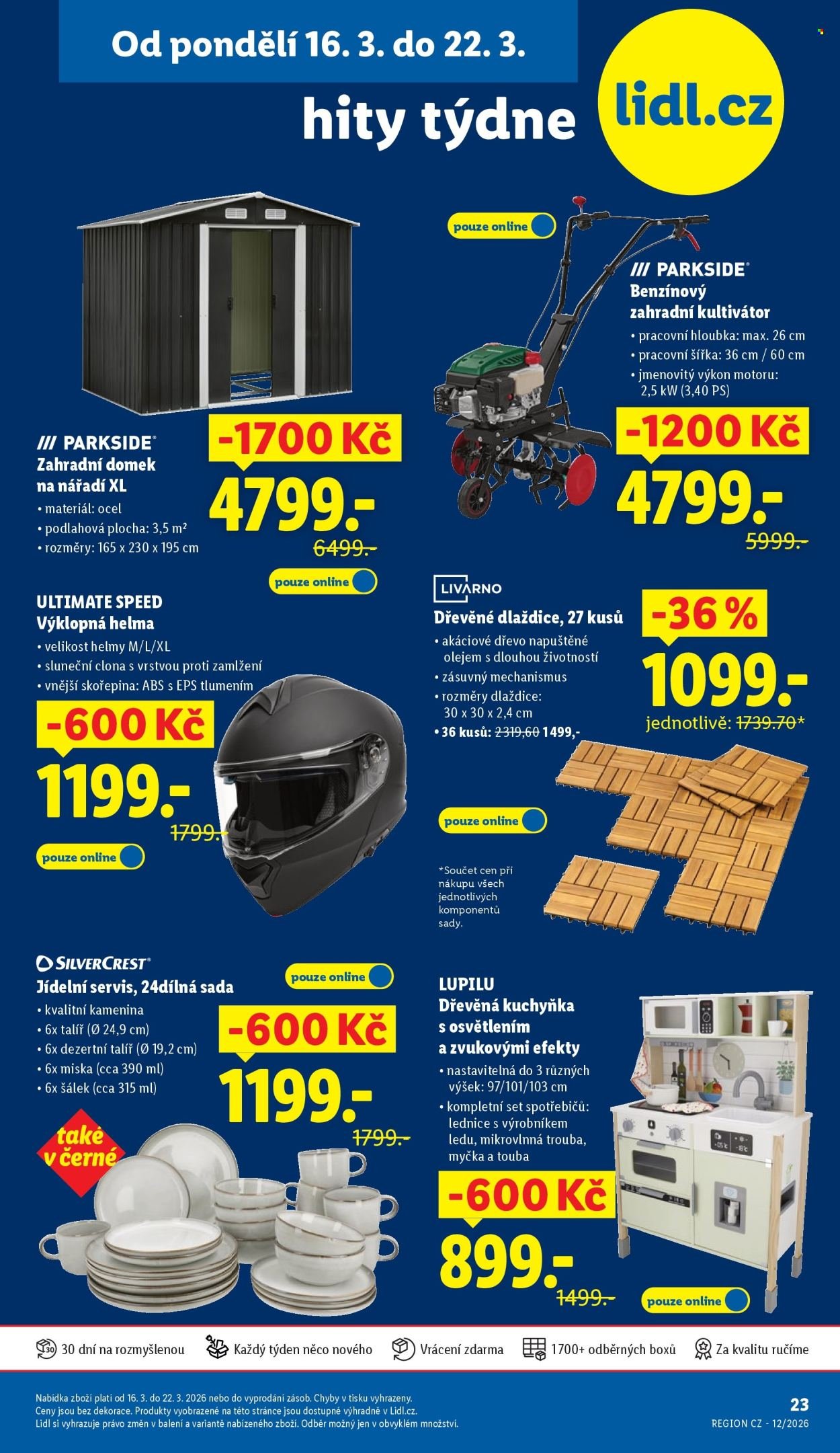 LIDL leták - Hity týdne se slevou až 1700 Kč (2026-03-16 - 2026-03-22)