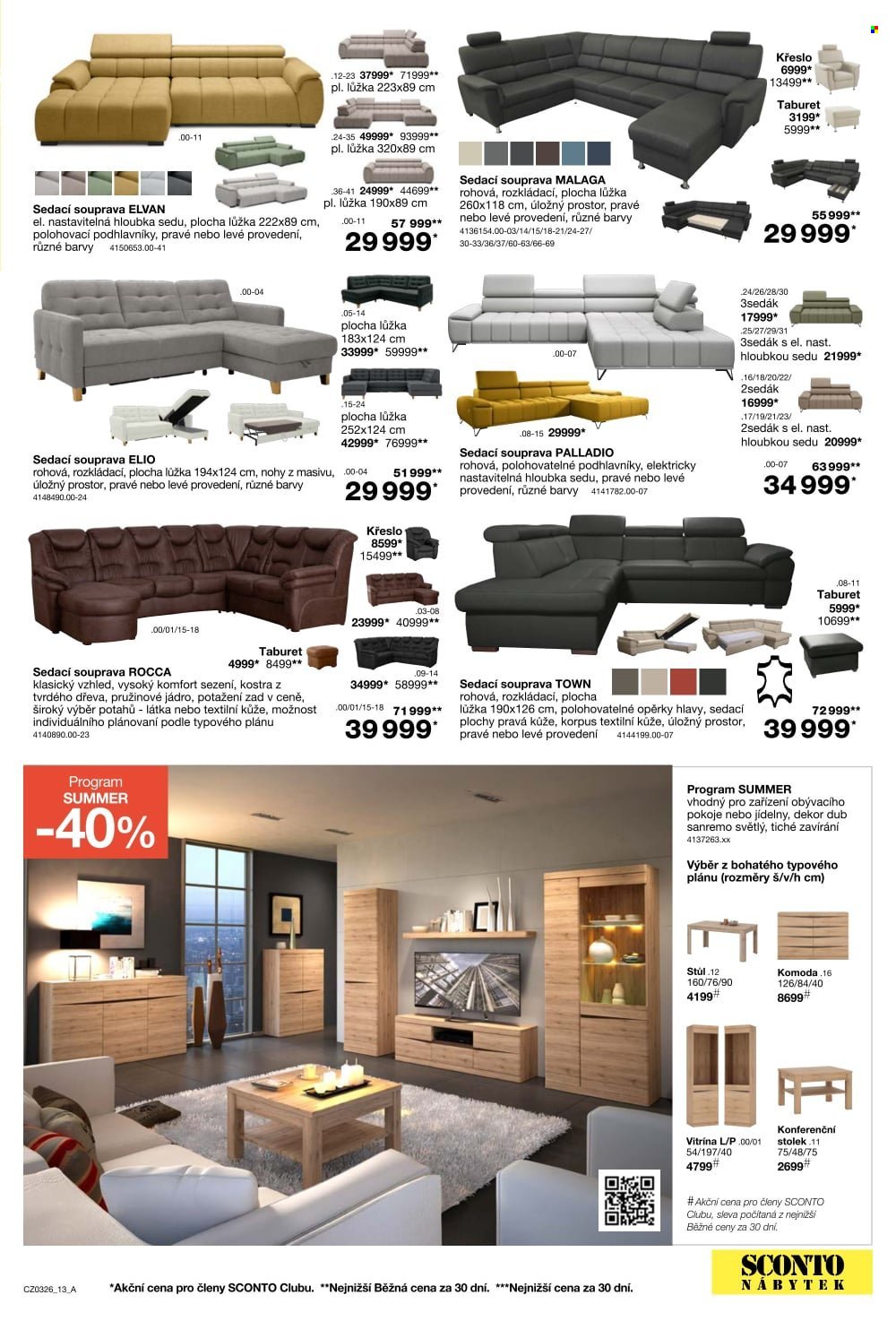 SCONTO NÁBYTEK leták - 1+1 zdarma na matrace, rošty a toppery (2026-02-11 - 2026-03-03)