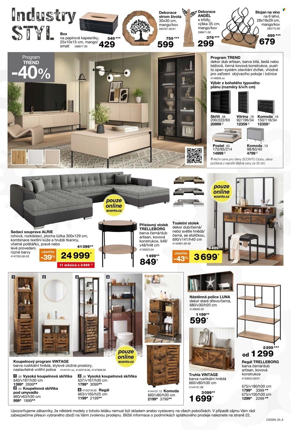 SCONTO NÁBYTEK leták - 1+1 zdarma na matrace, rošty a toppery (2026-02-11 - 2026-03-03)