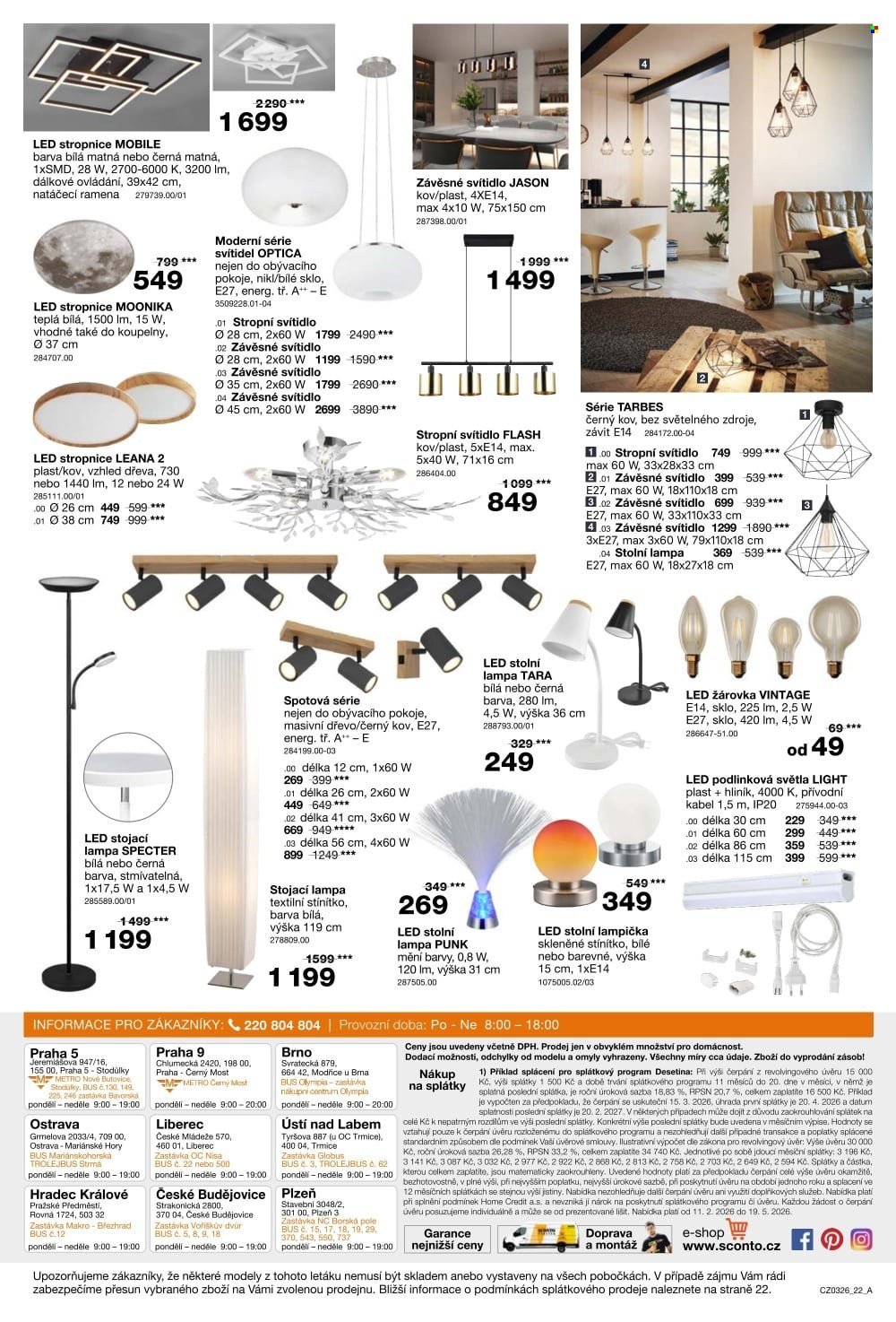 SCONTO NÁBYTEK leták - 1+1 zdarma na matrace, rošty a toppery (2026-02-11 - 2026-03-03)