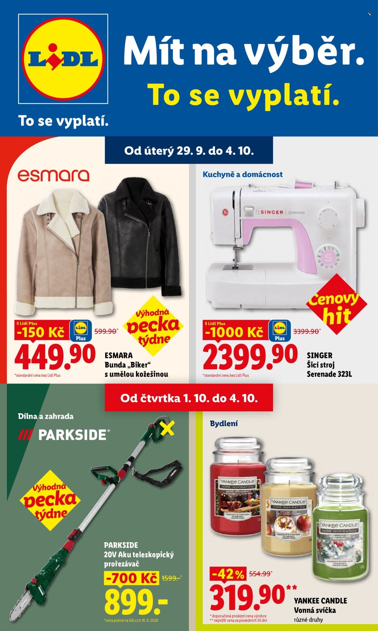 LIDL leták - Spotřební zboží