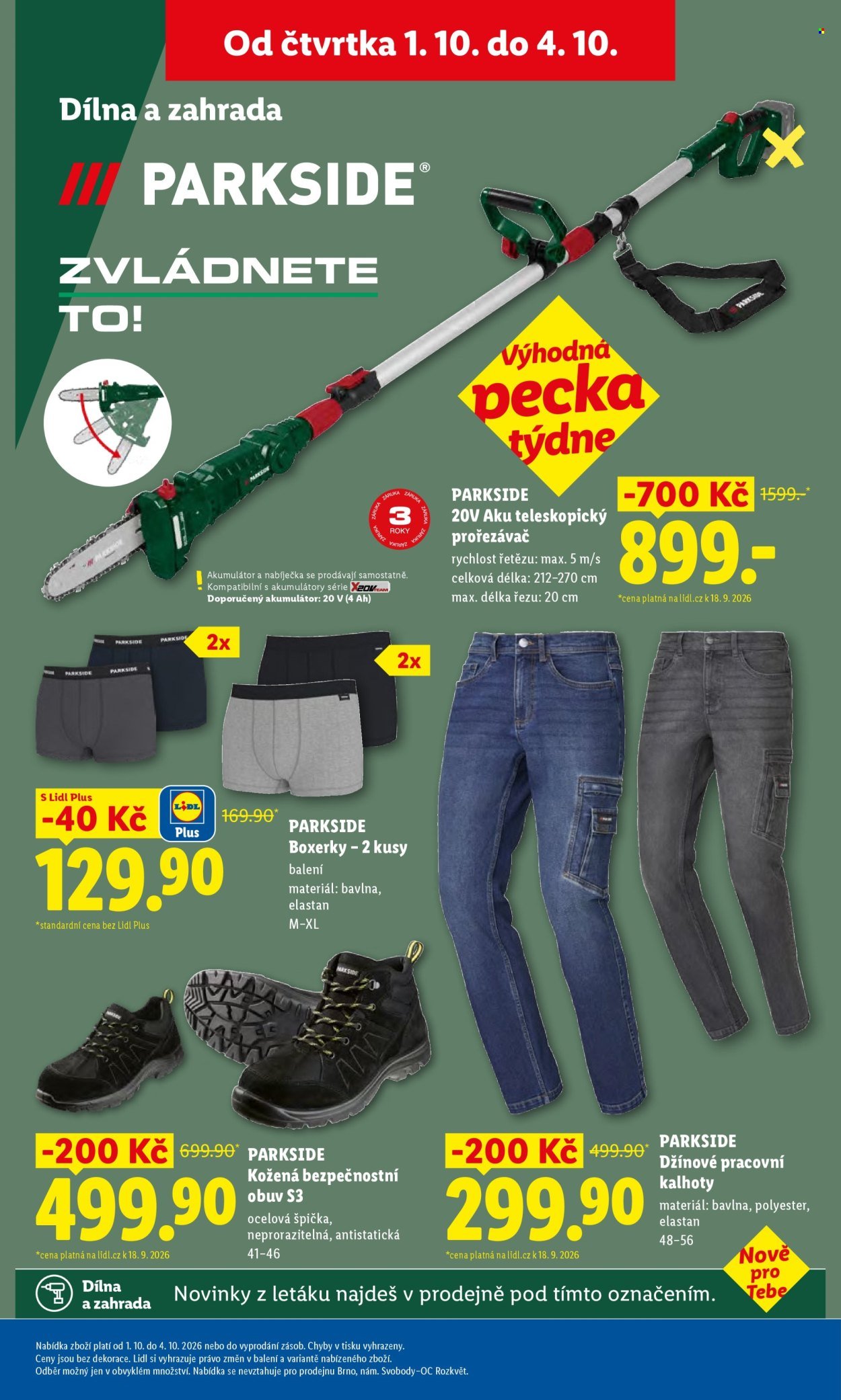 LIDL leták - Spotřební zboží
